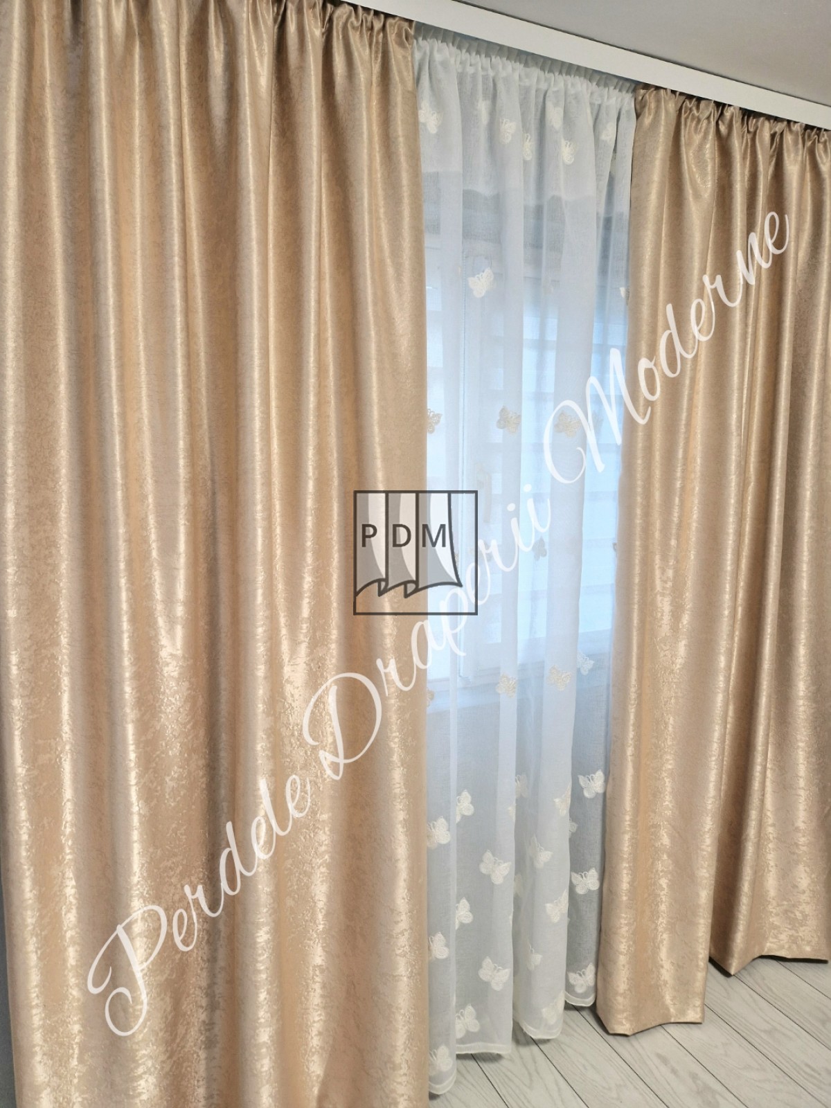 Draperie Blackout, bej imagine 3
