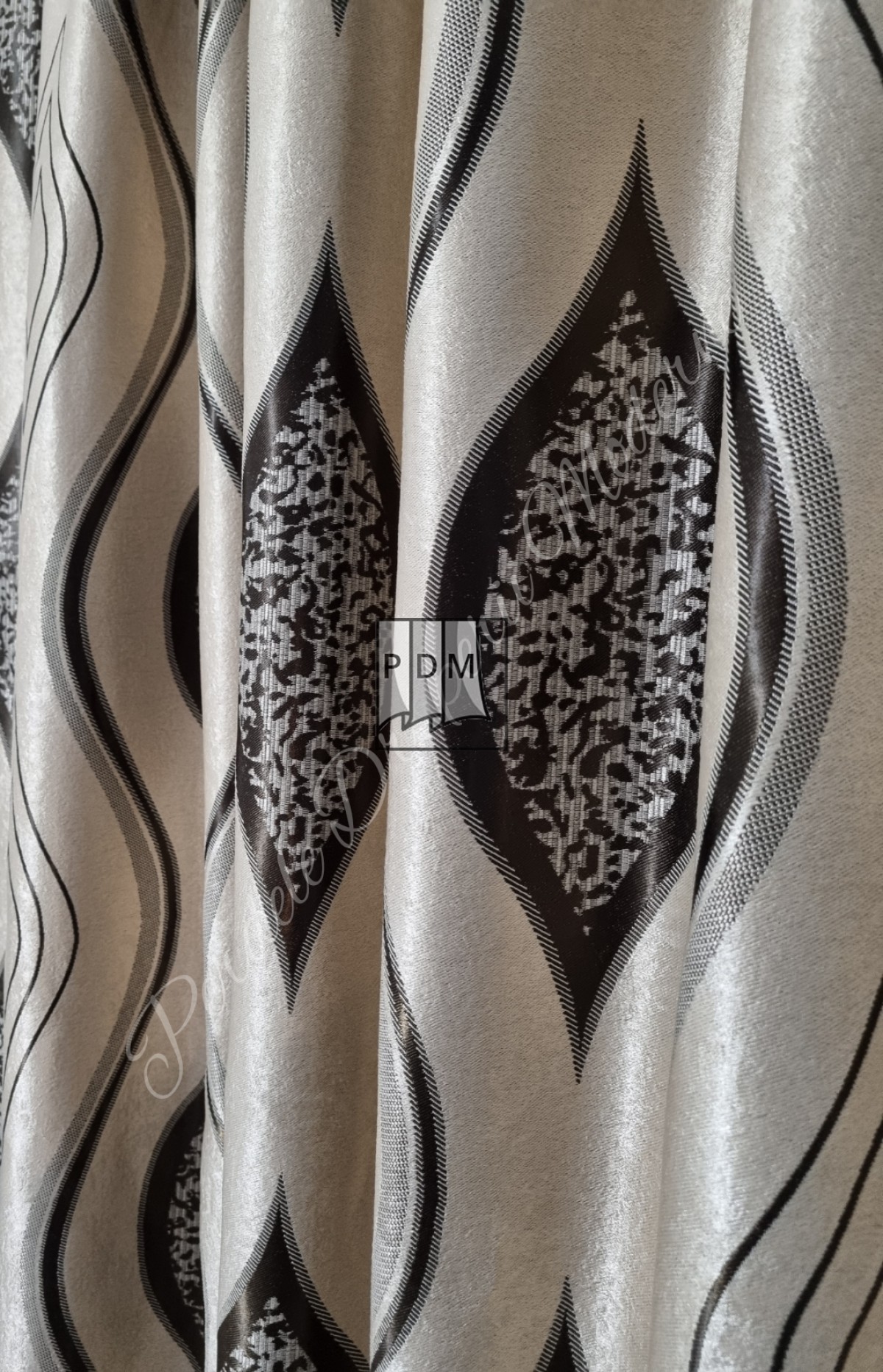 Draperie Blackout, crem/maro imagine 3