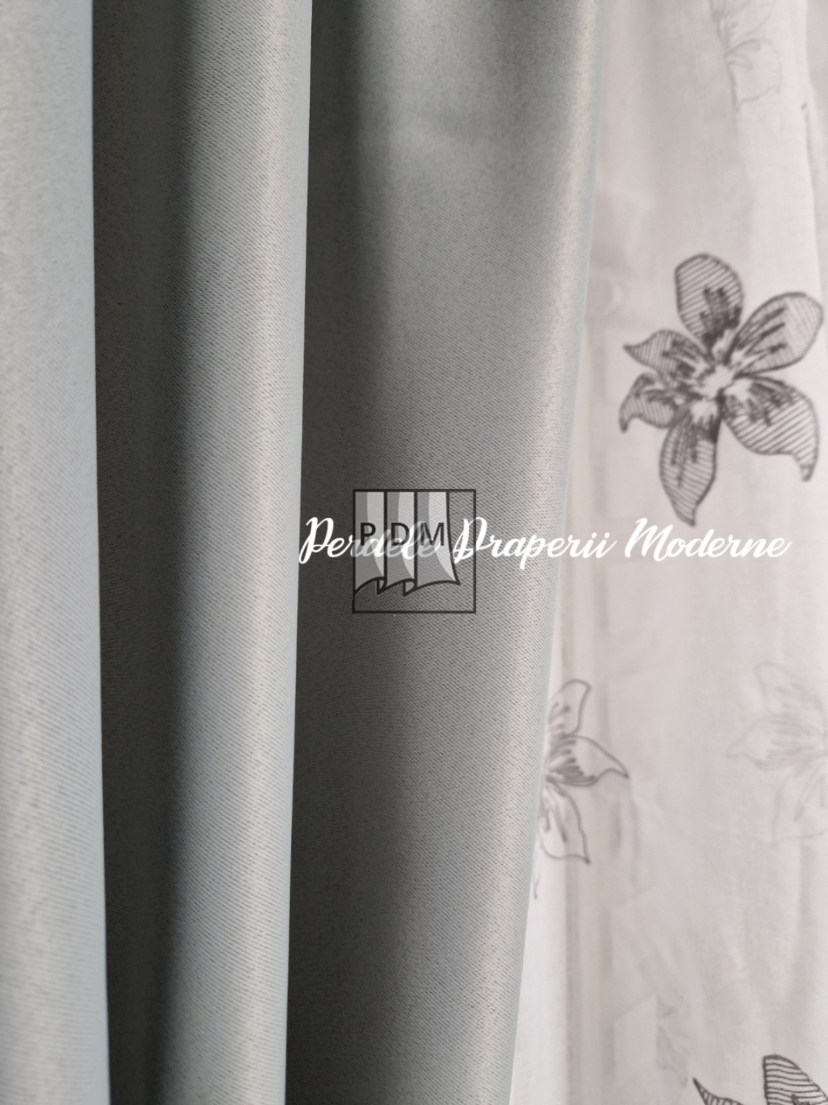 Draperie Blackout, gri argintiu imagine 3