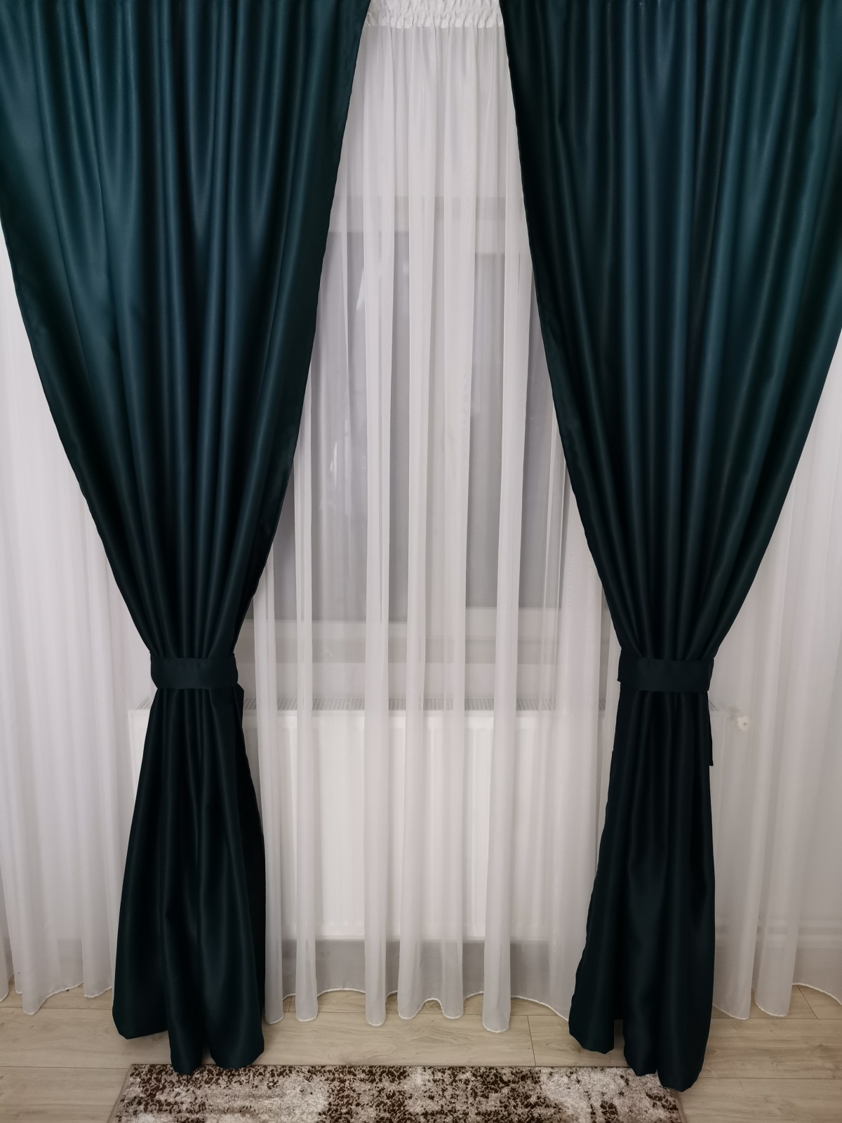Draperie blackout, verde inchis imagine 2
