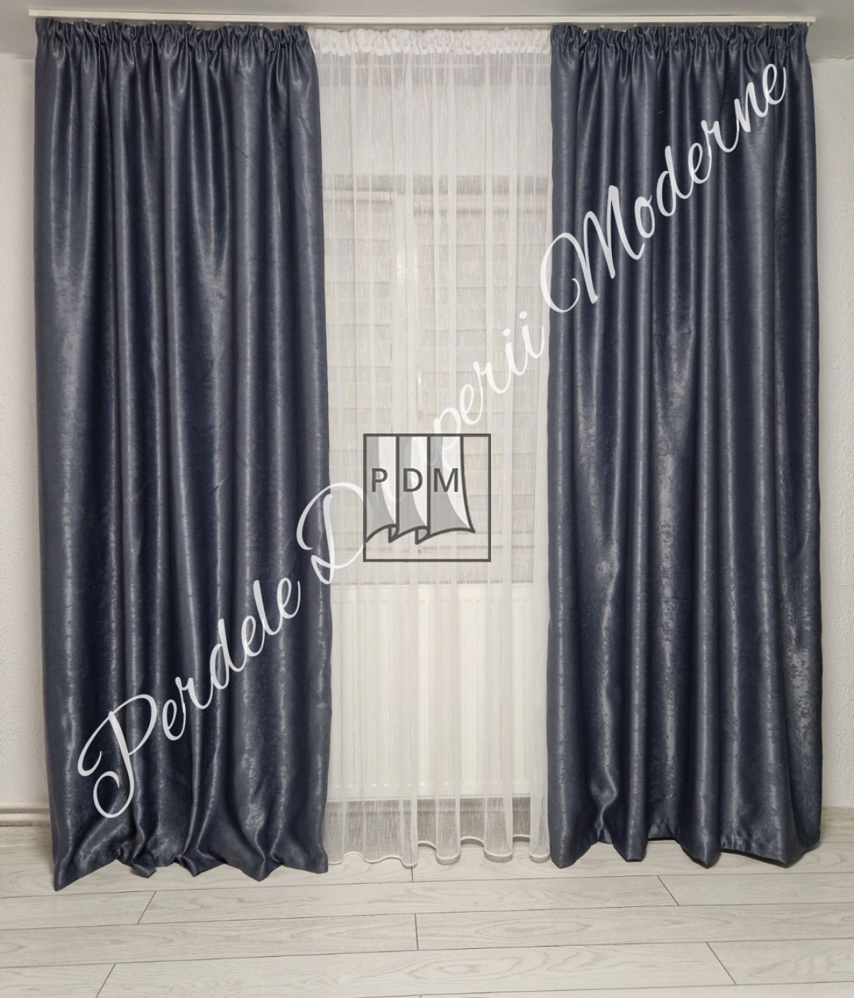 Draperie Blackout,gri închis imagine 1