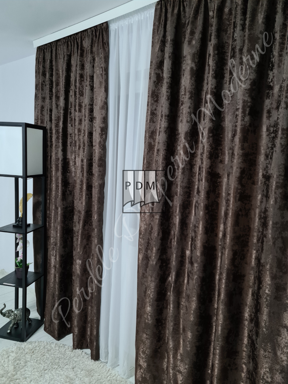 Draperie nisip,wenge imagine 3