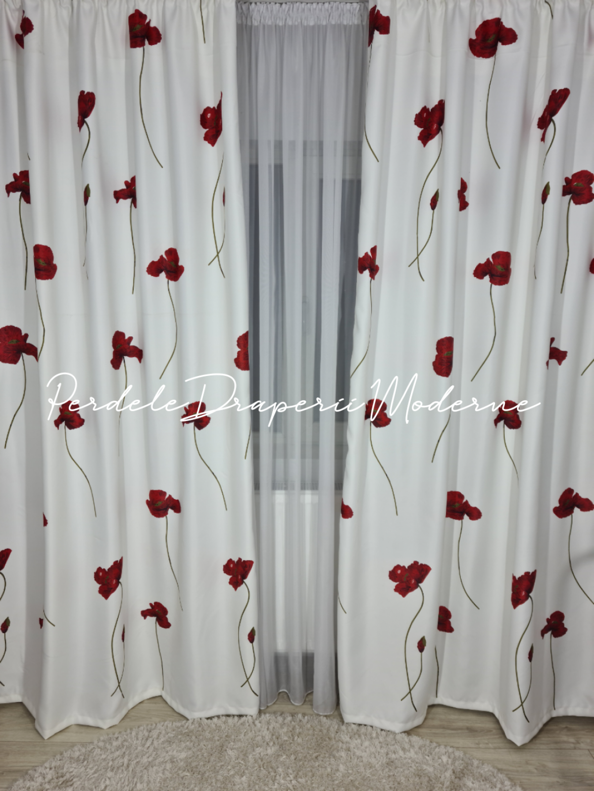 Draperie saten,ivoire imagine 1