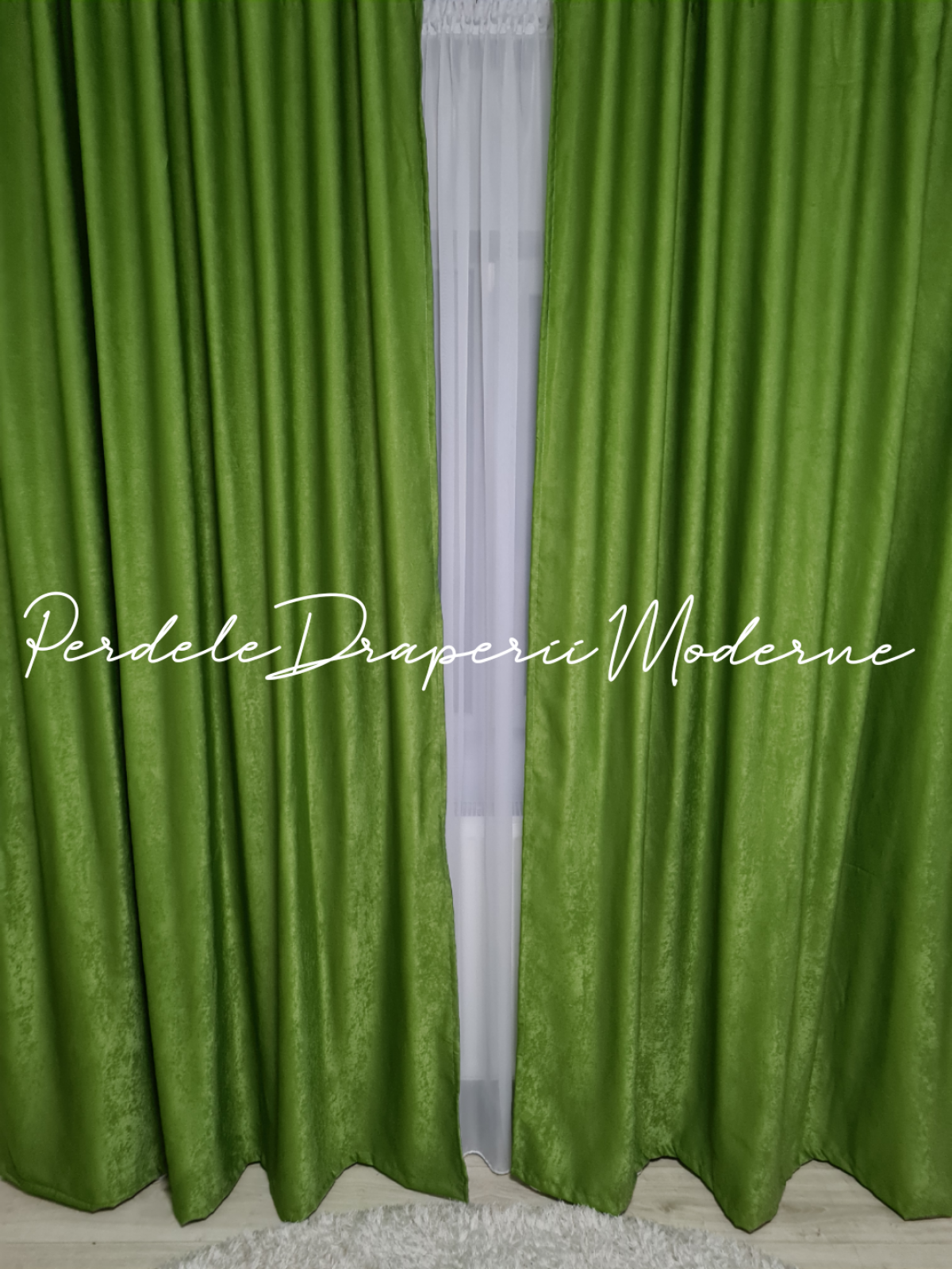 Draperie soft,verde imagine 1