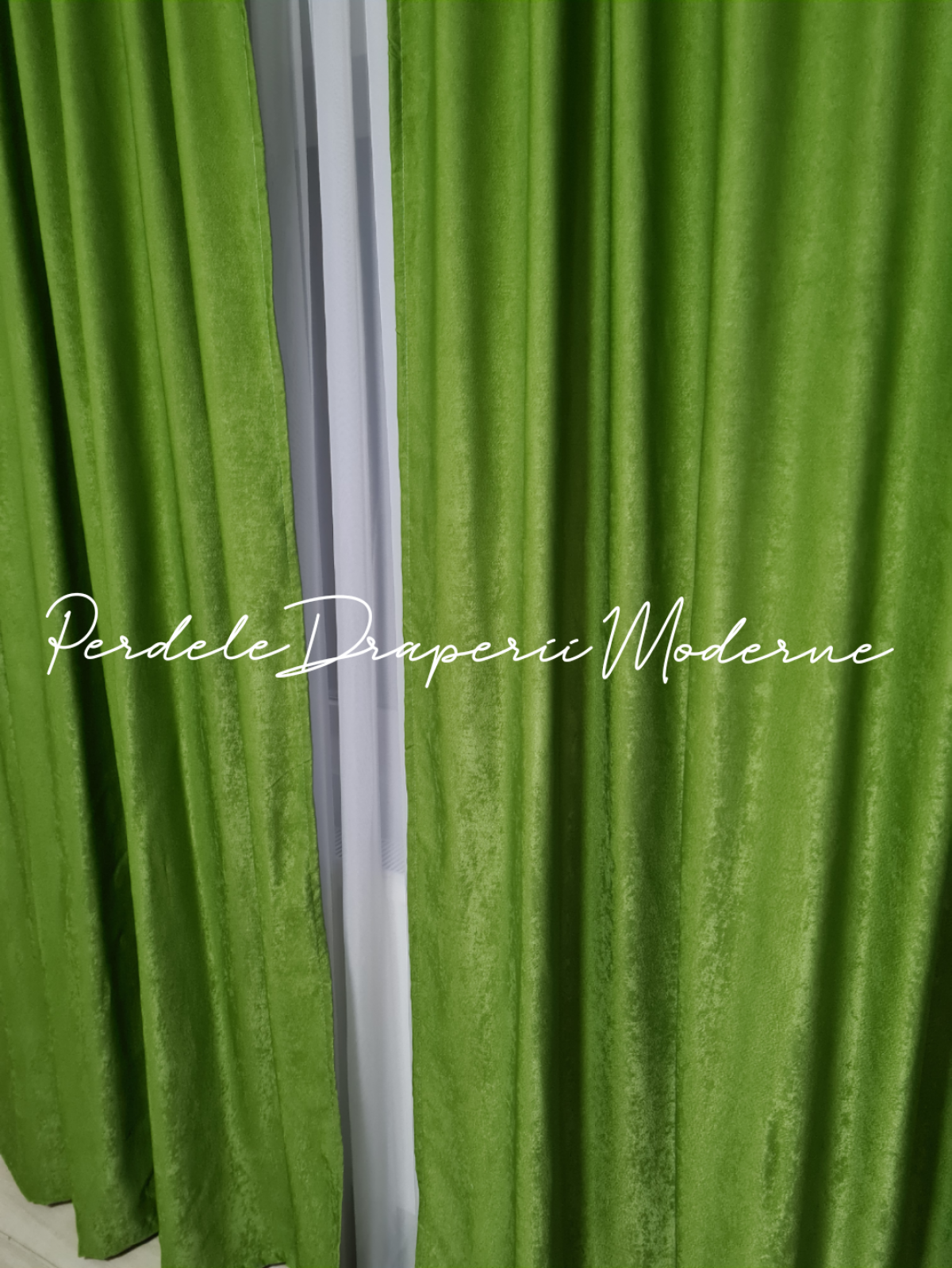 Draperie soft,verde imagine 3