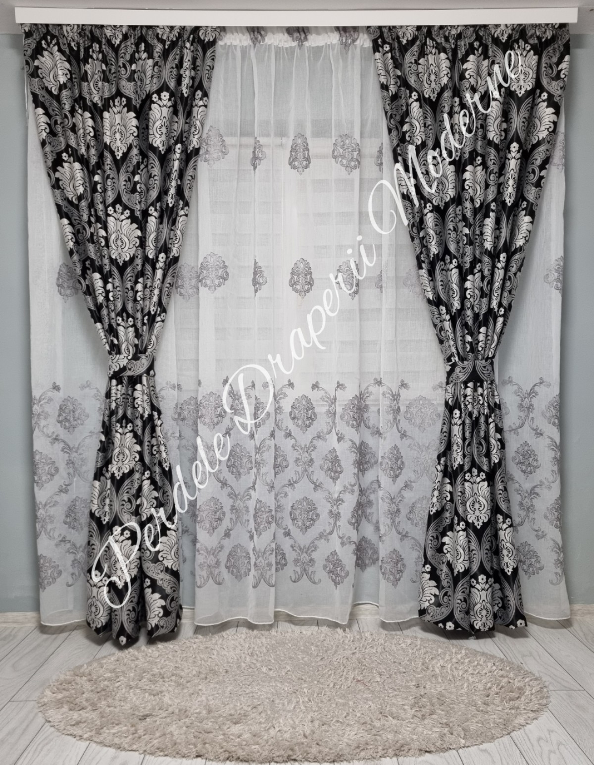 Set baroc gri (mic) imagine 1