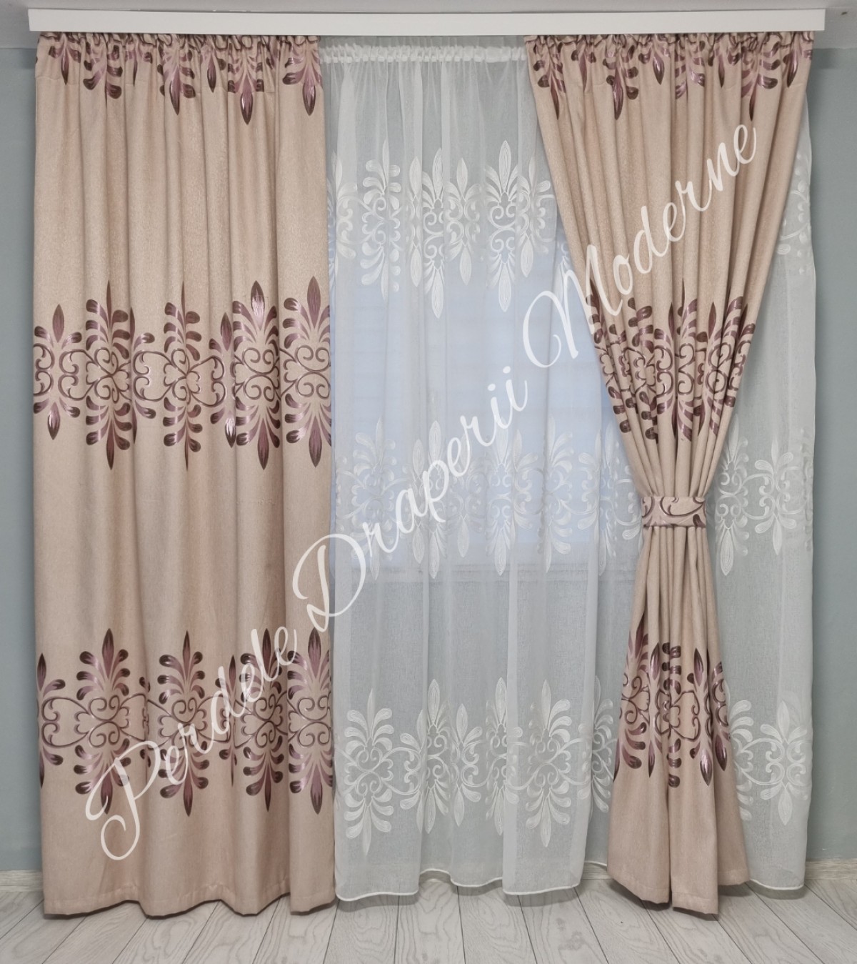 Set crengi, roz pudra imagine 2
