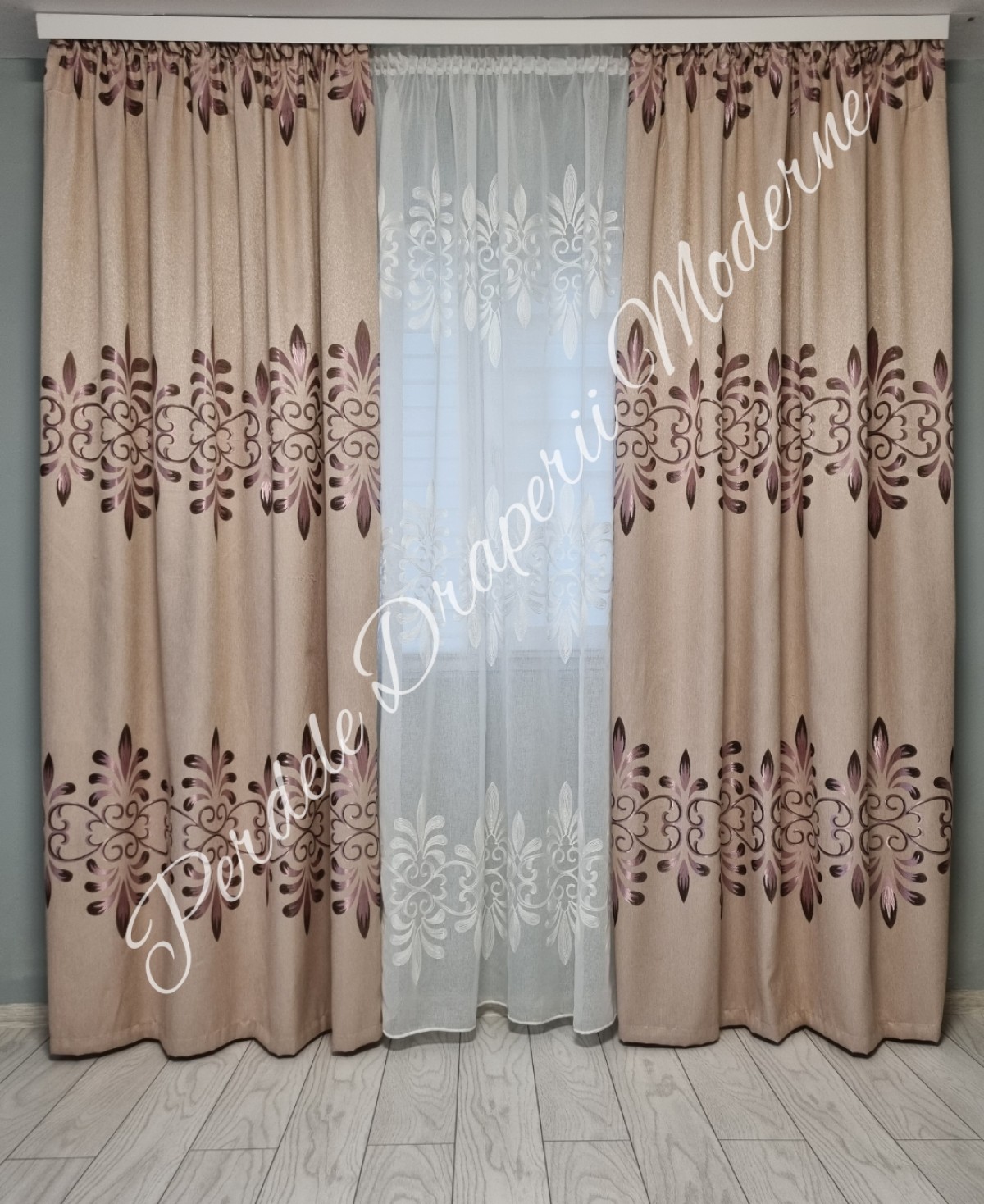 Set crengi, roz pudra imagine 3