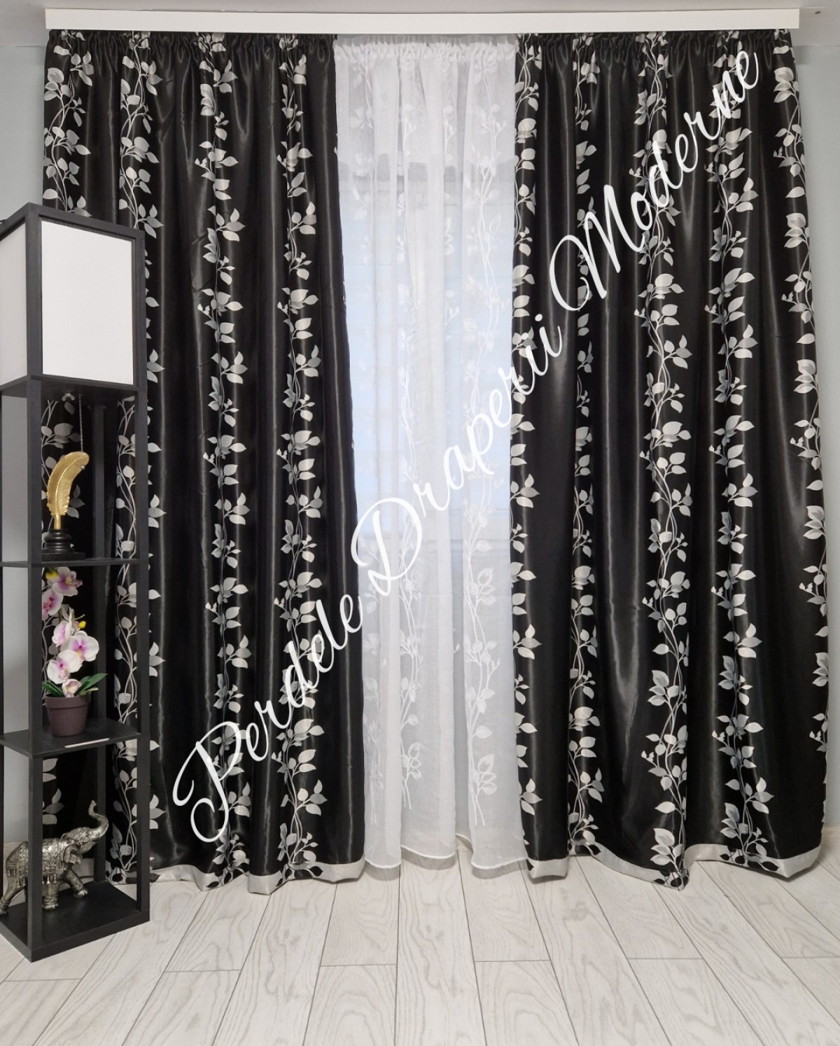 Set crengute negru/gri 1 imagine 3