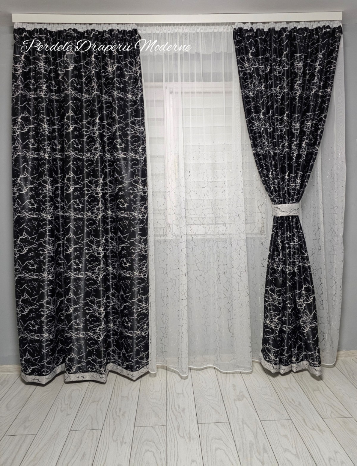 Set degrade negru/argintiu imagine 2