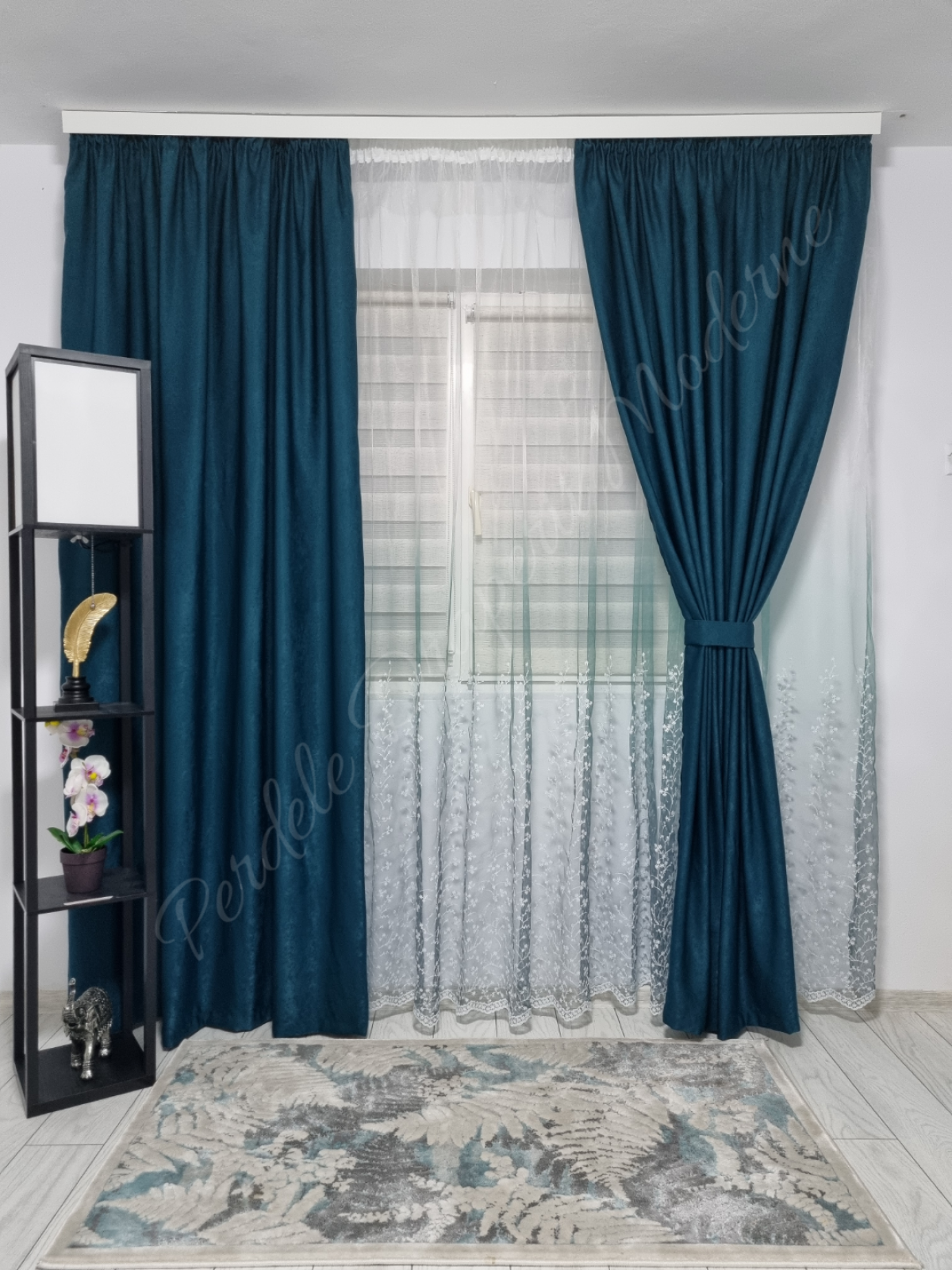 Set degrade tulle turqoaz imagine 2