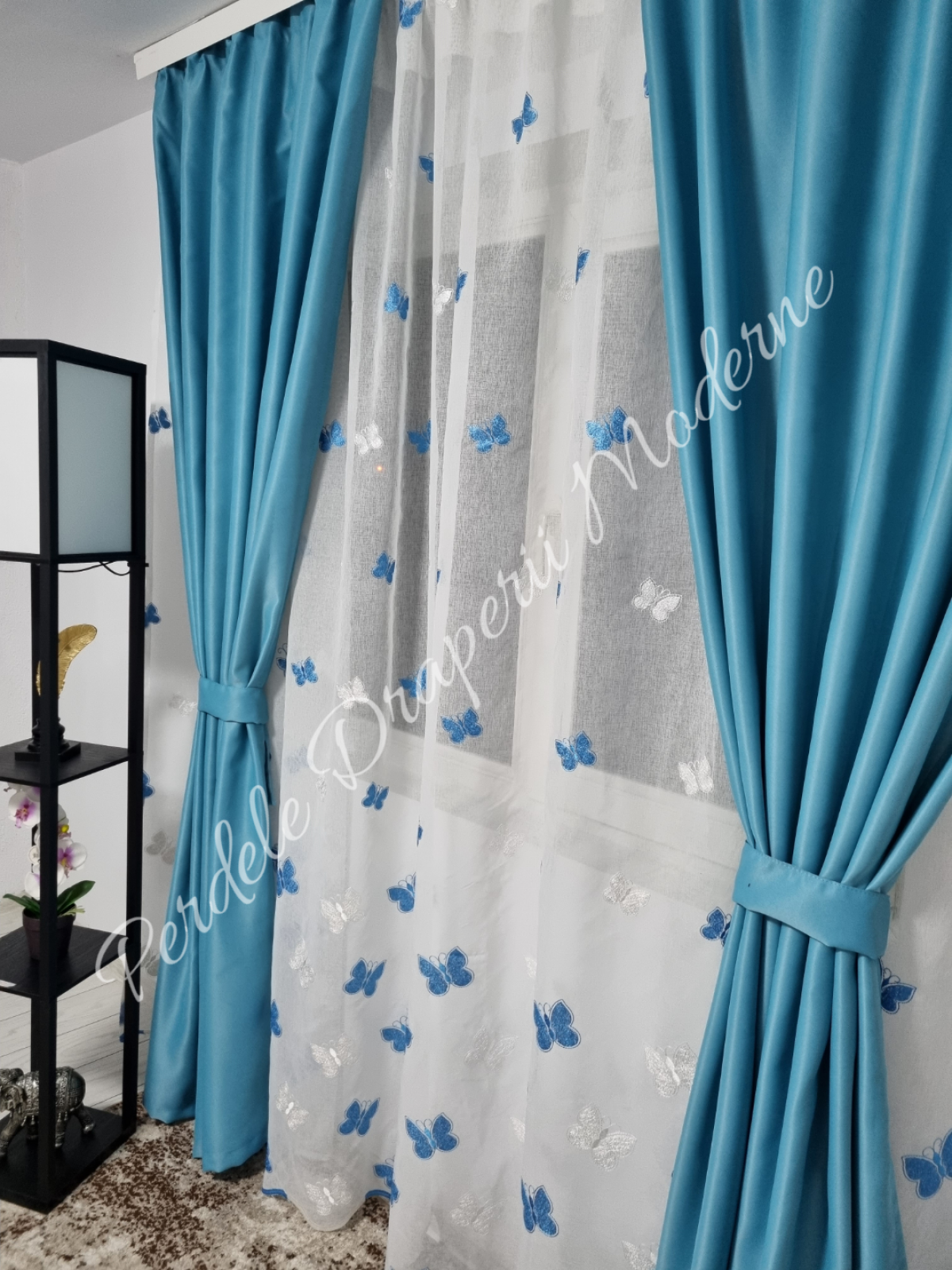 Set fluturi bleu imagine 2