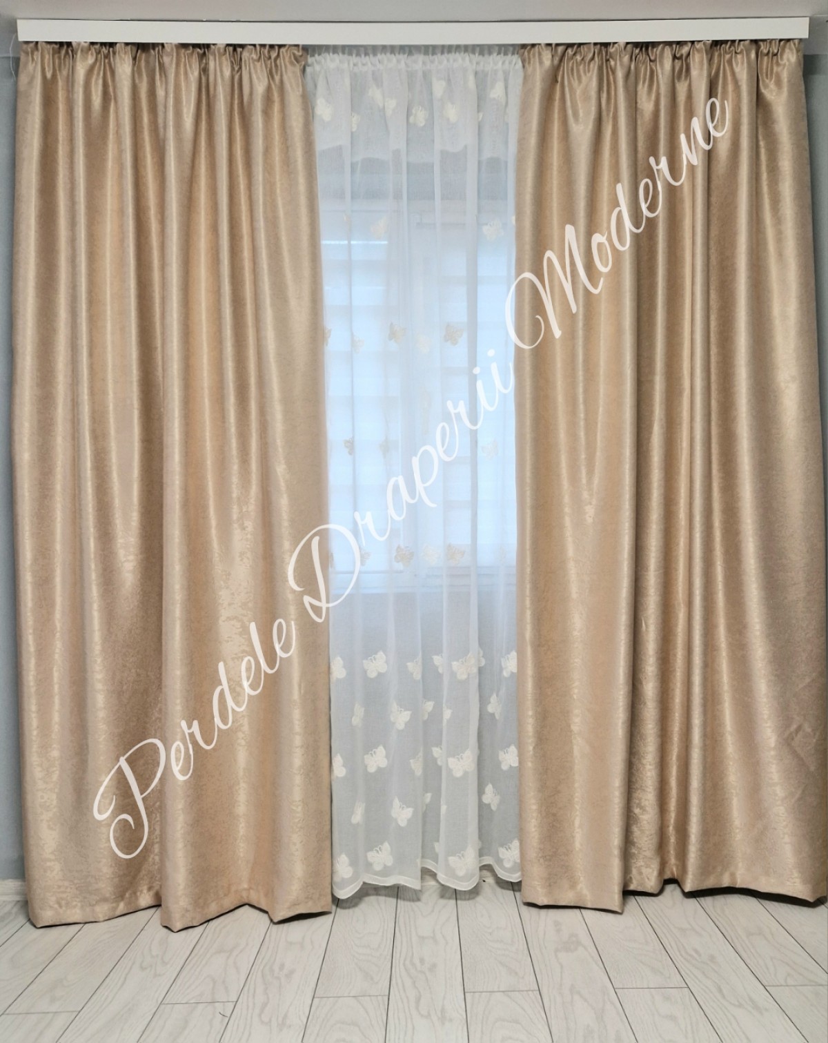 Set fluturi Ivoire/bej 2 imagine 3