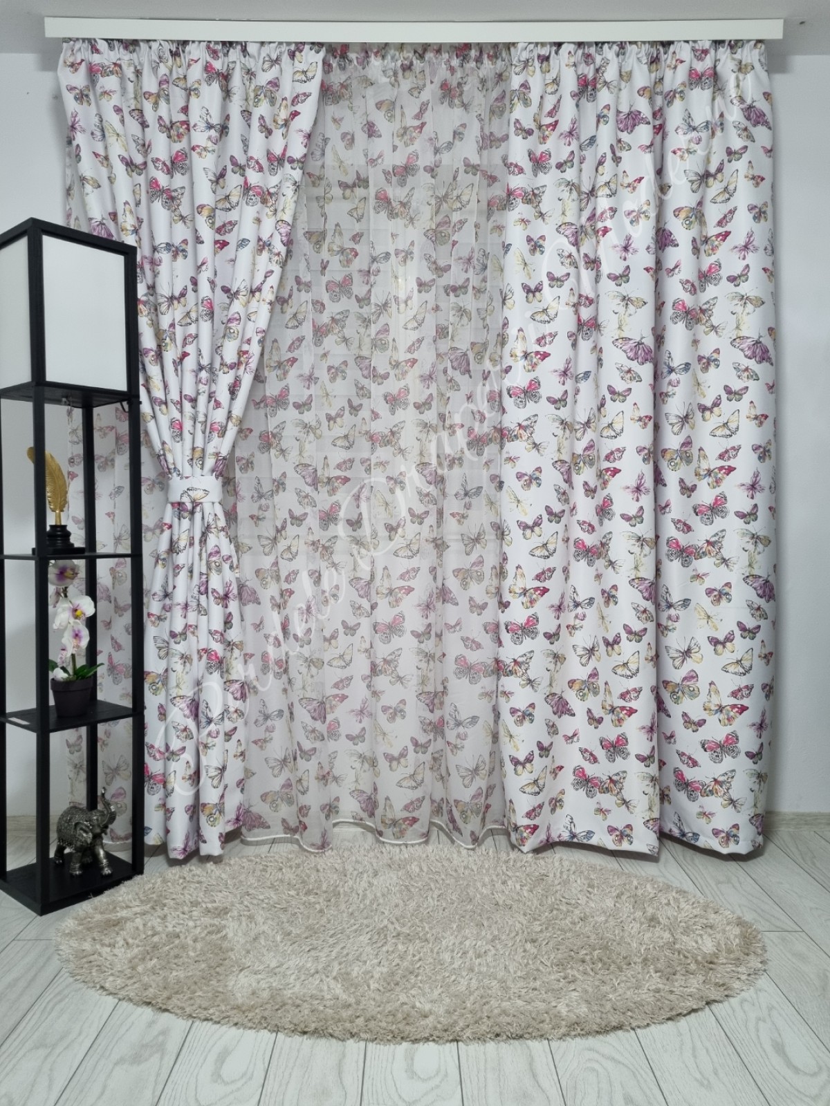 Set fluturi roz imagine 2