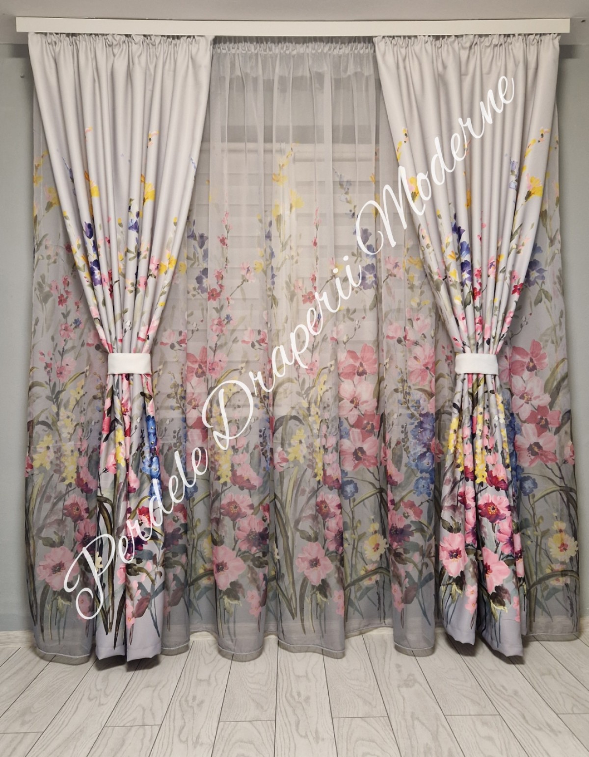 Set imprimeu floral, roz imagine 1