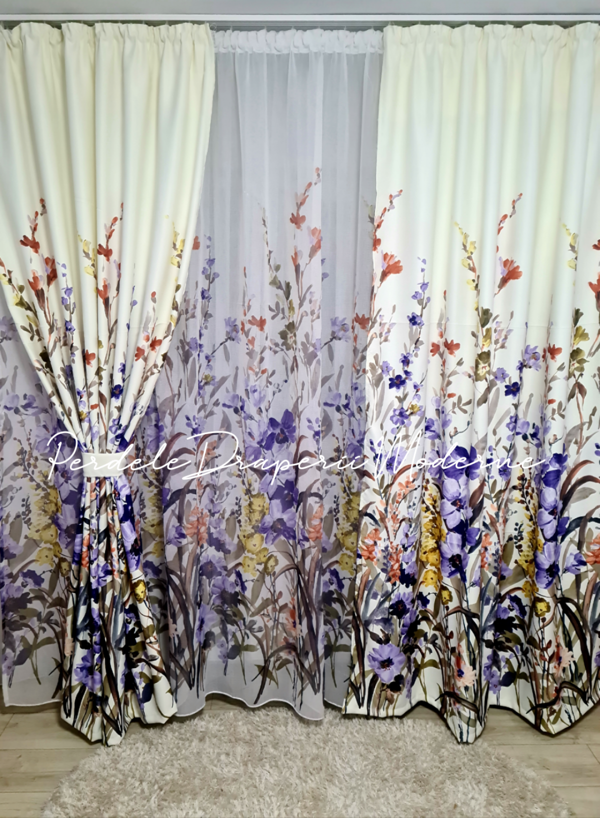 Set imprimeu floral,mov imagine 2