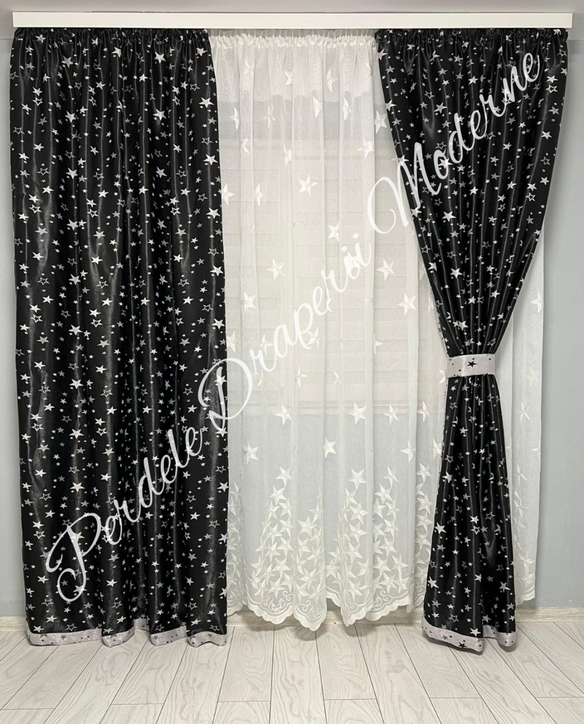 Set steluțe alb/negru imagine 2
