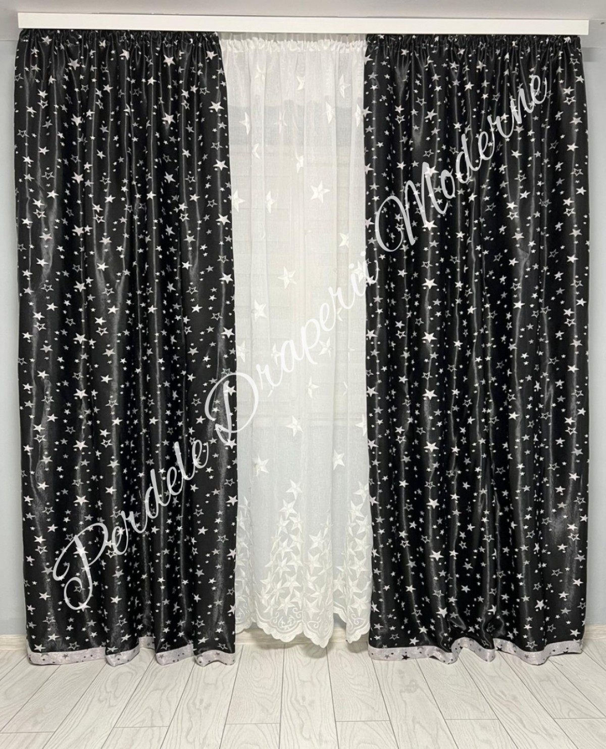 Set steluțe alb/negru imagine 3