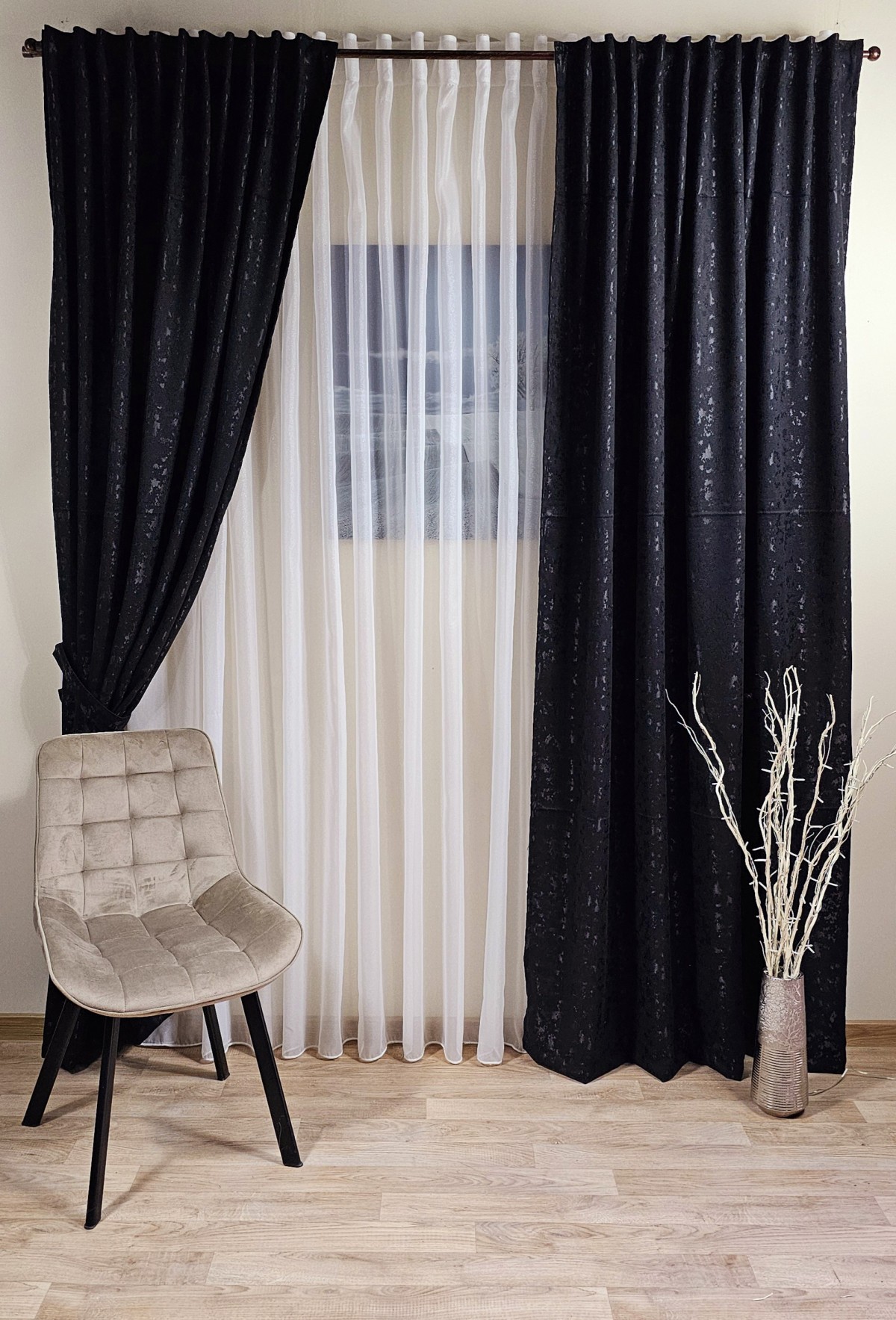 Set stucco negru imagine 2