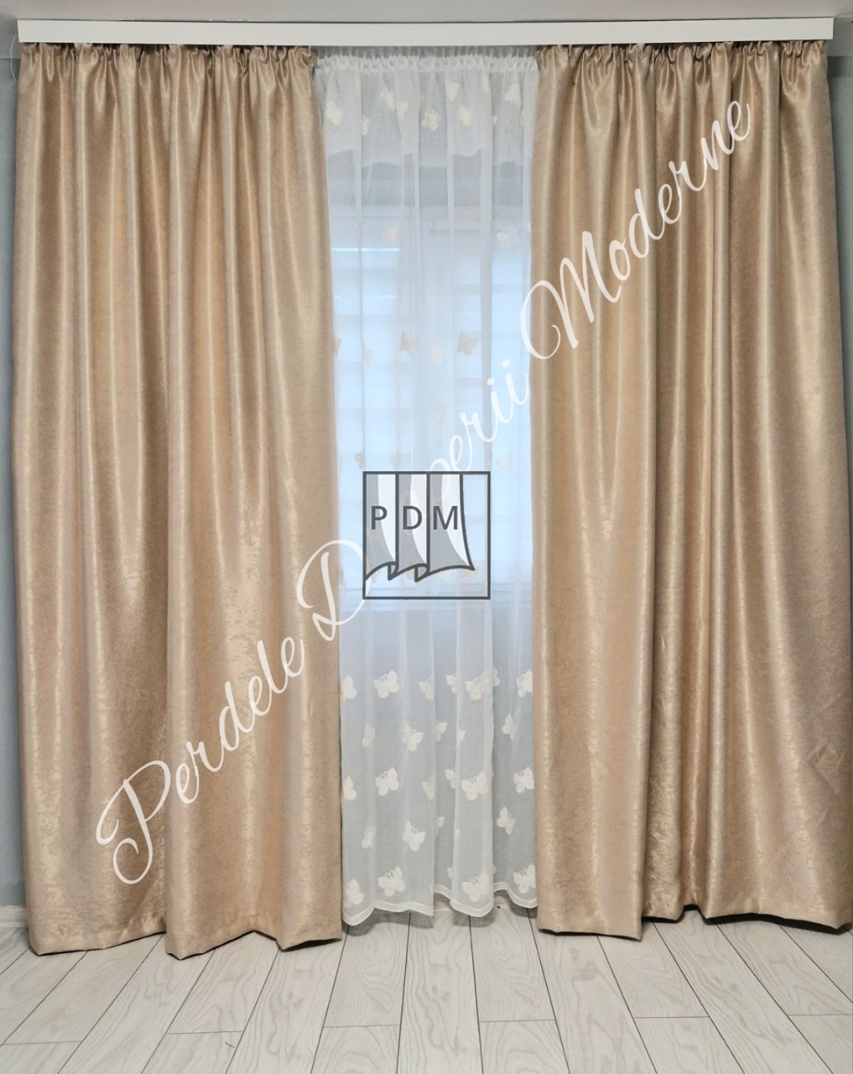 poze Draperie Blackout, bej