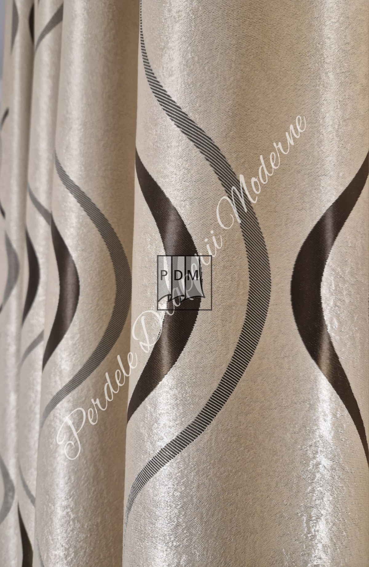 Draperie Blackout, crem/maro imagine 4