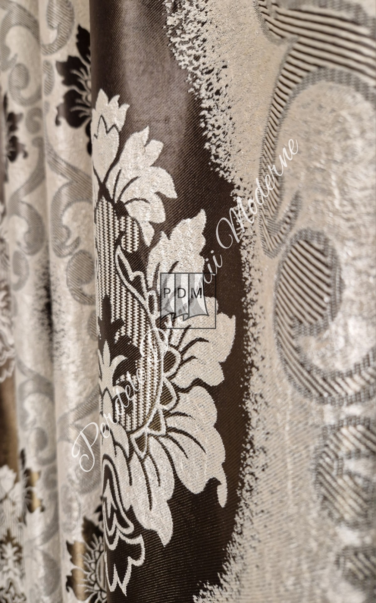 Draperie Blackout, crem/maro imagine 4