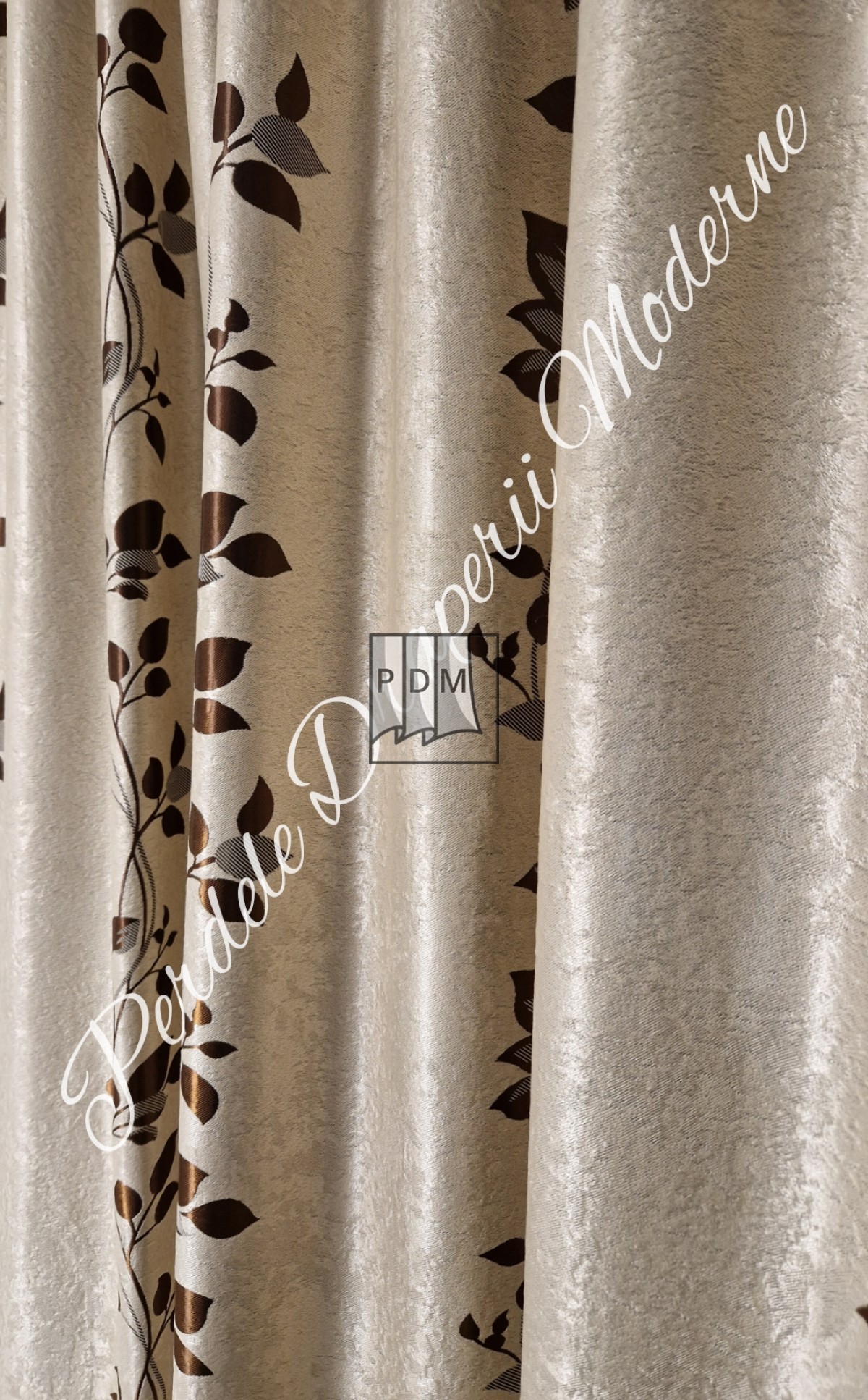 Draperie Blackout, crem/maro imagine 4