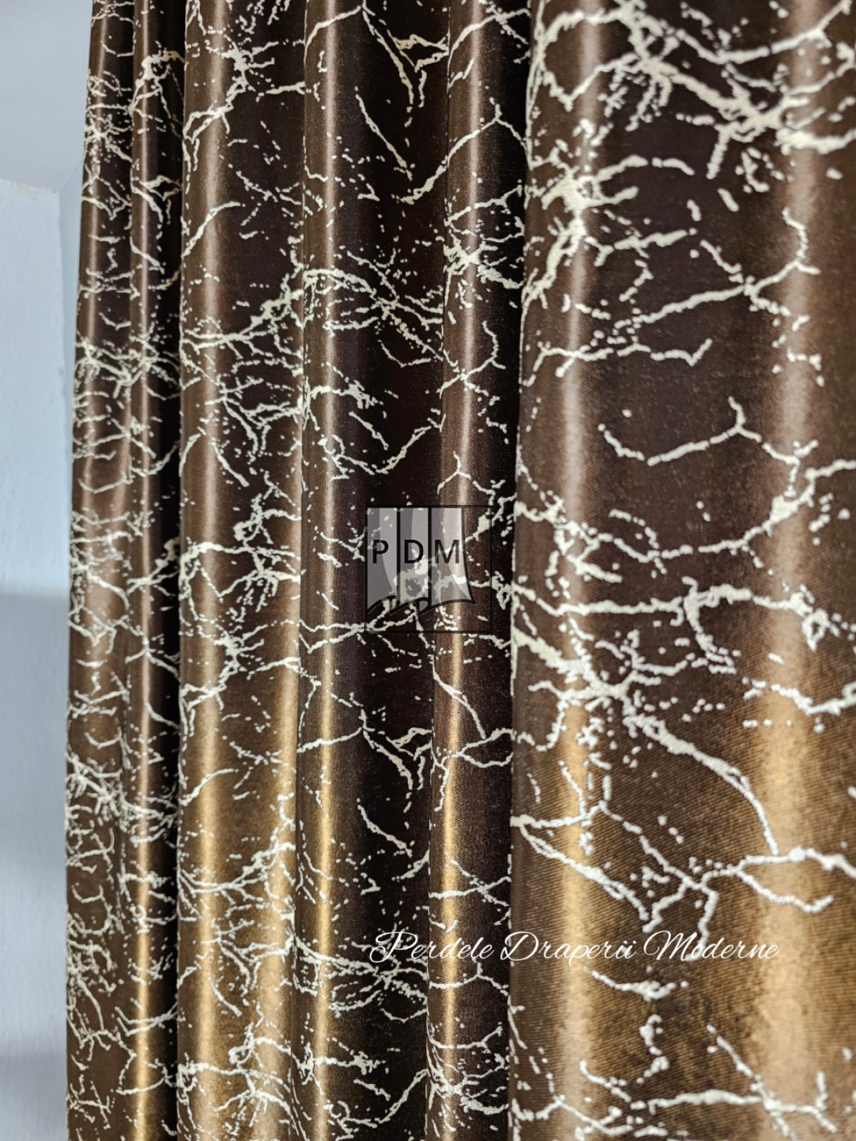 Draperie Blackout, maro imagine 4