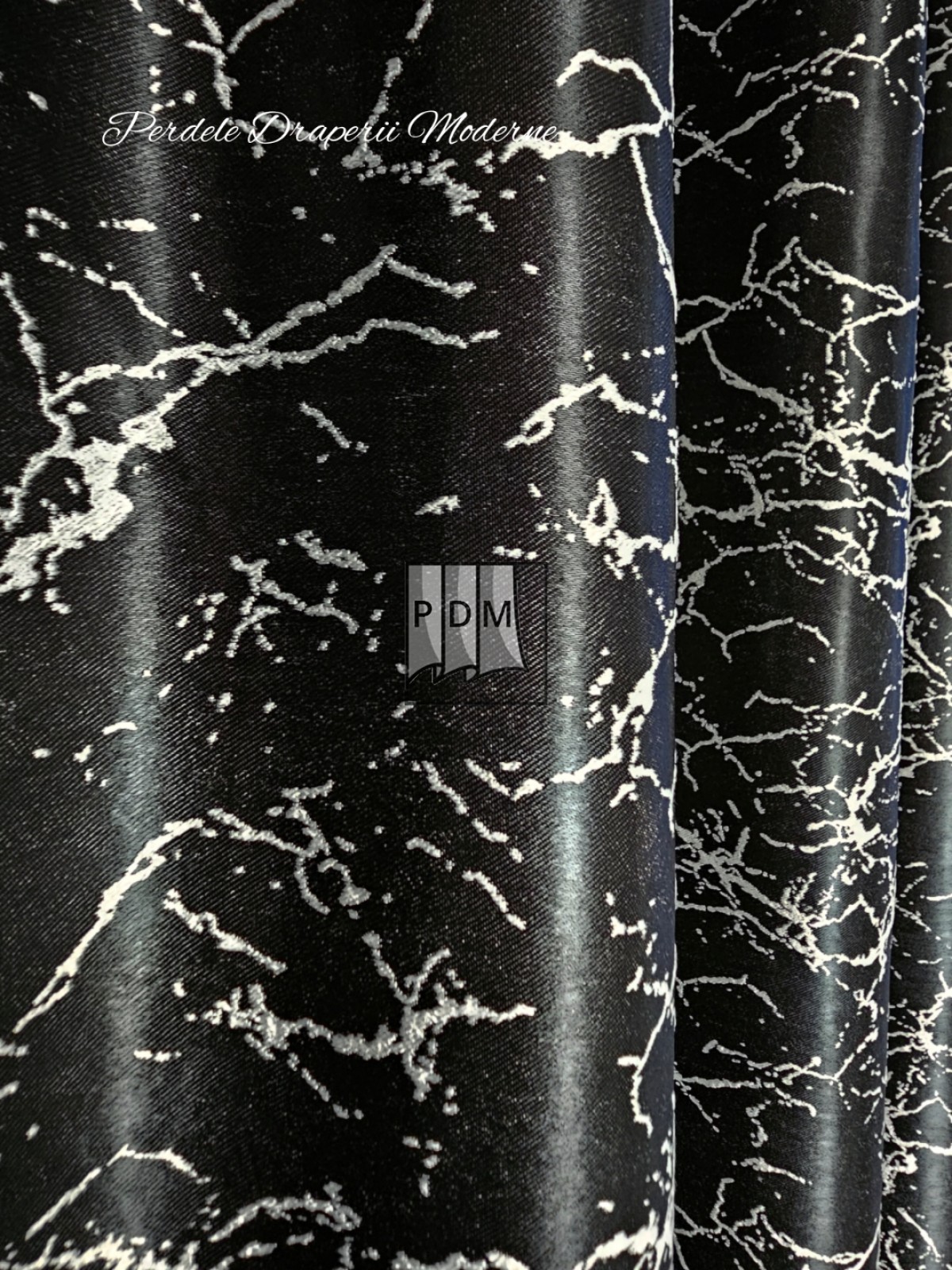 Draperie Blackout, negru/gri imagine 5