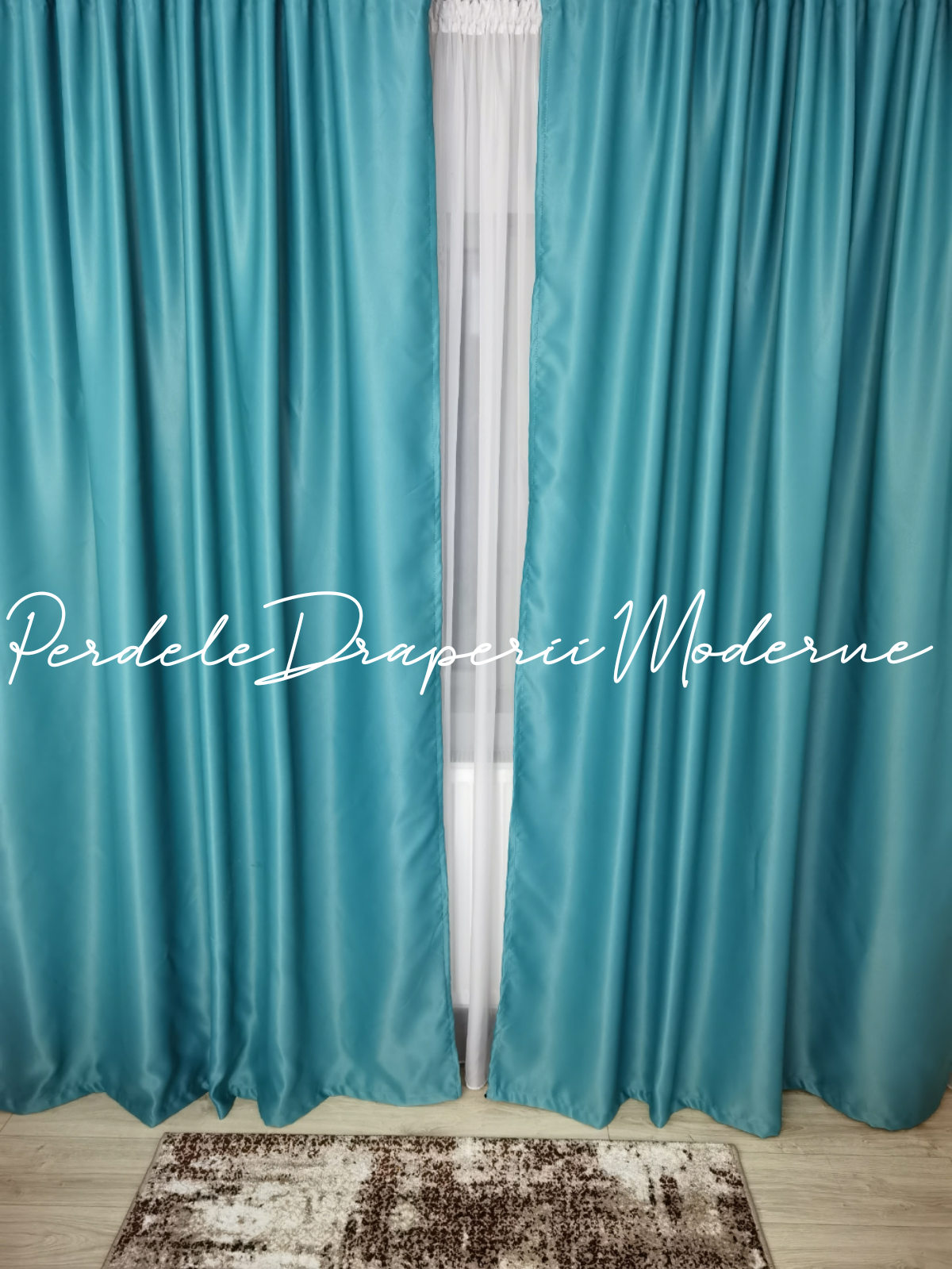 poze Draperie blackout, turcoaz deschis