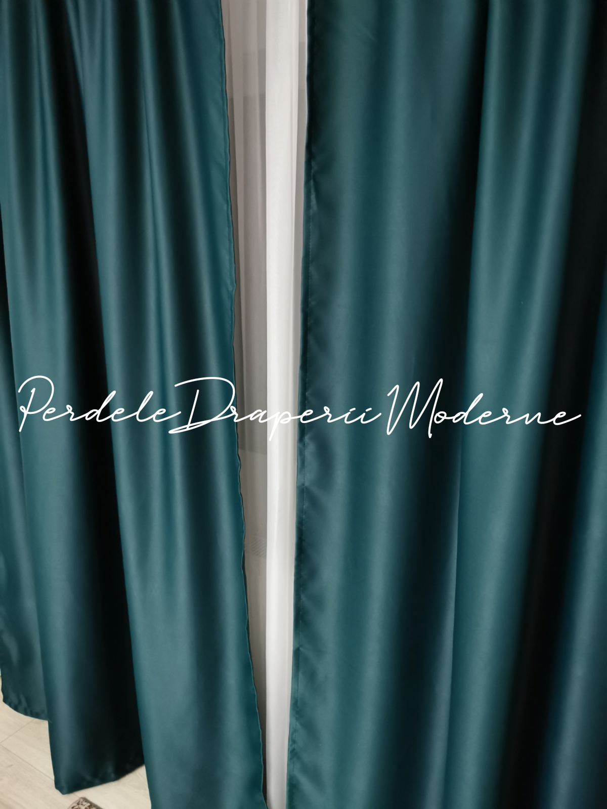 Draperie blackout, verde inchis imagine 3     