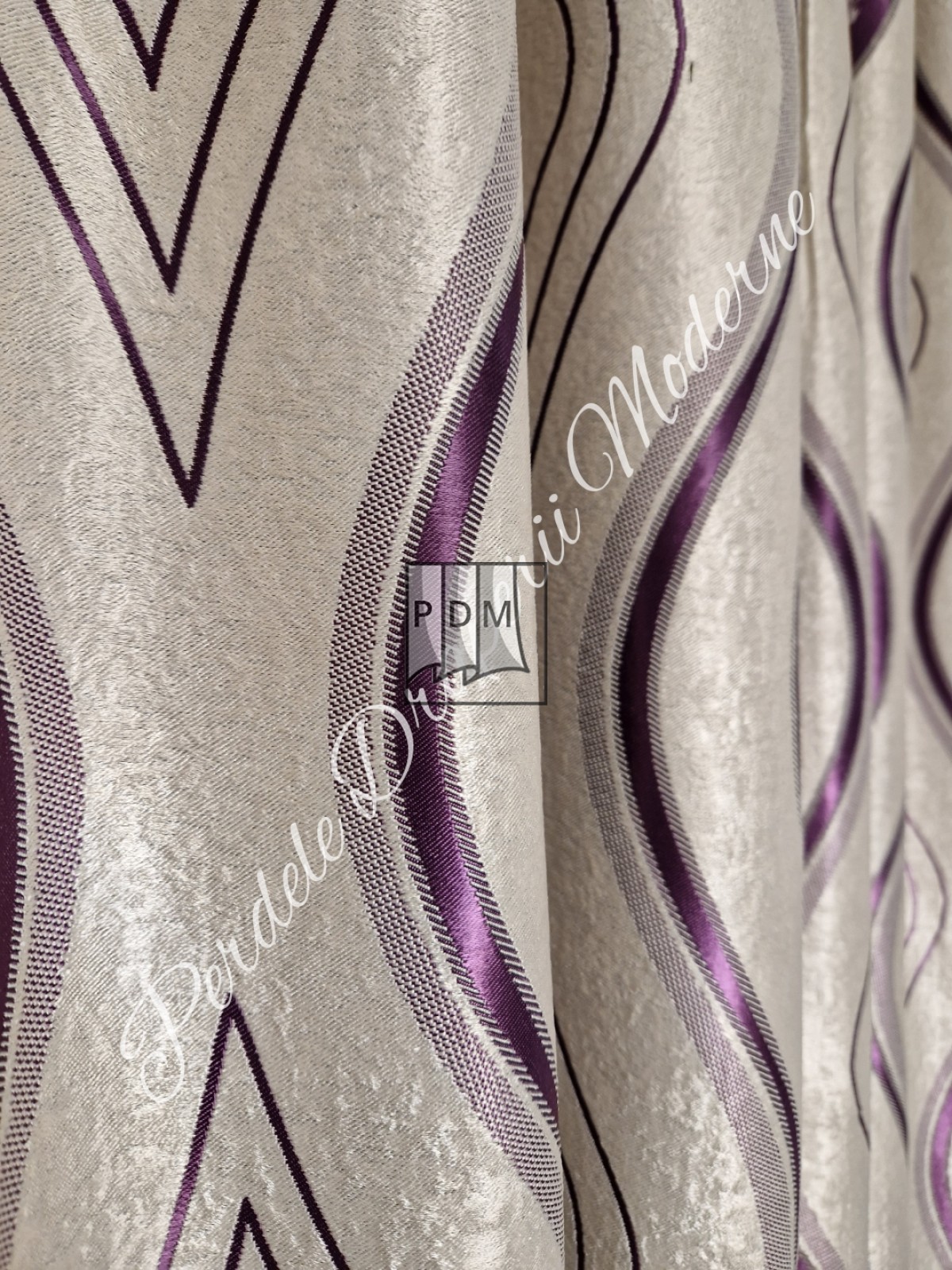 Draperie Blackout,bej/mov imagine 4