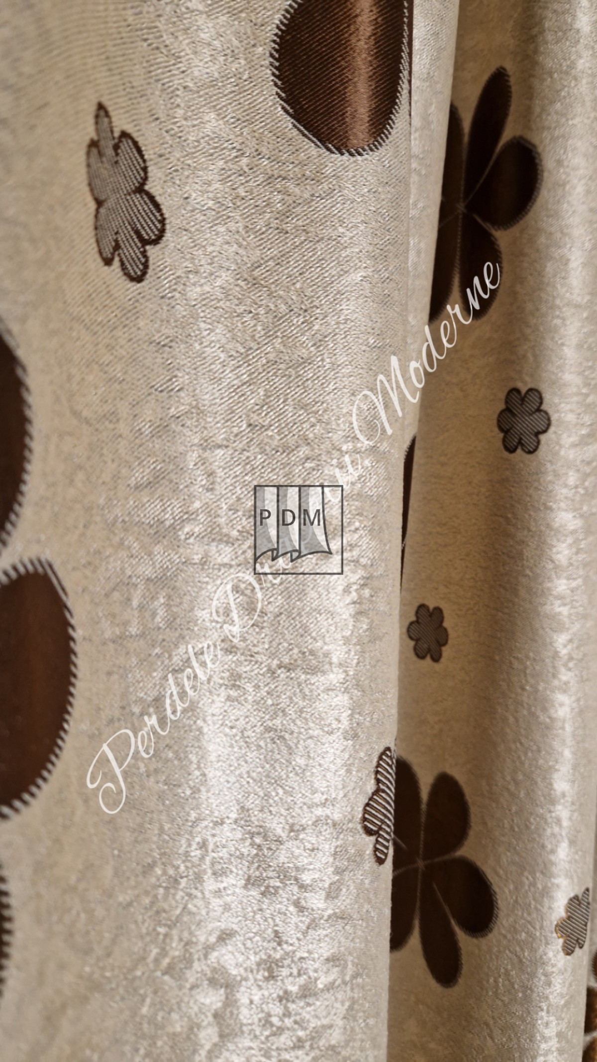 Draperie Blackout,crem/maro imagine 4