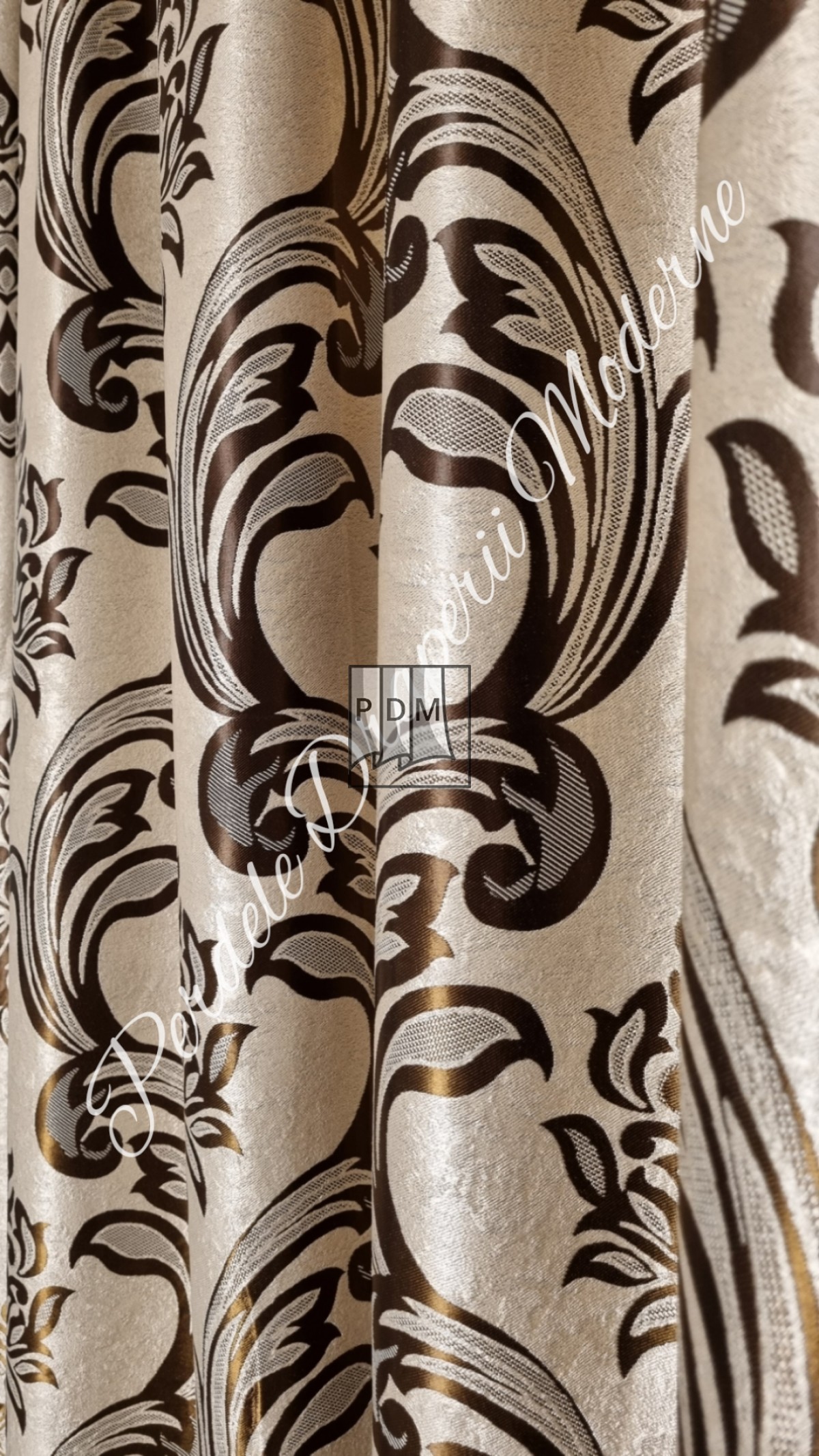 Draperie Blackout,crem/maro imagine 4