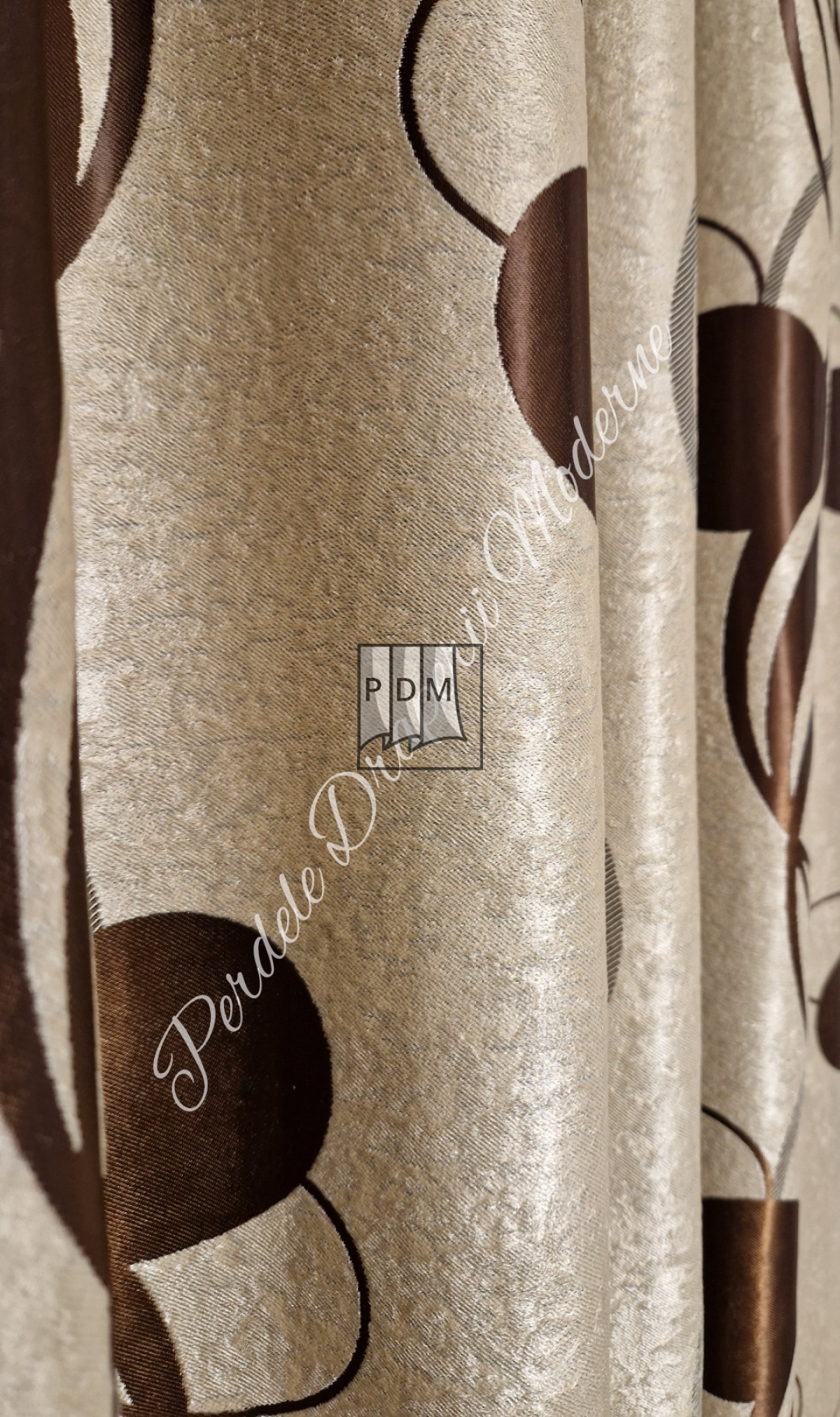 Draperie Blackout,crem/maro imagine 4