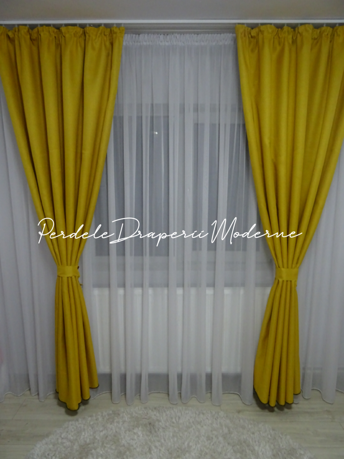 Draperie Blackout,galben mustar imagine 2