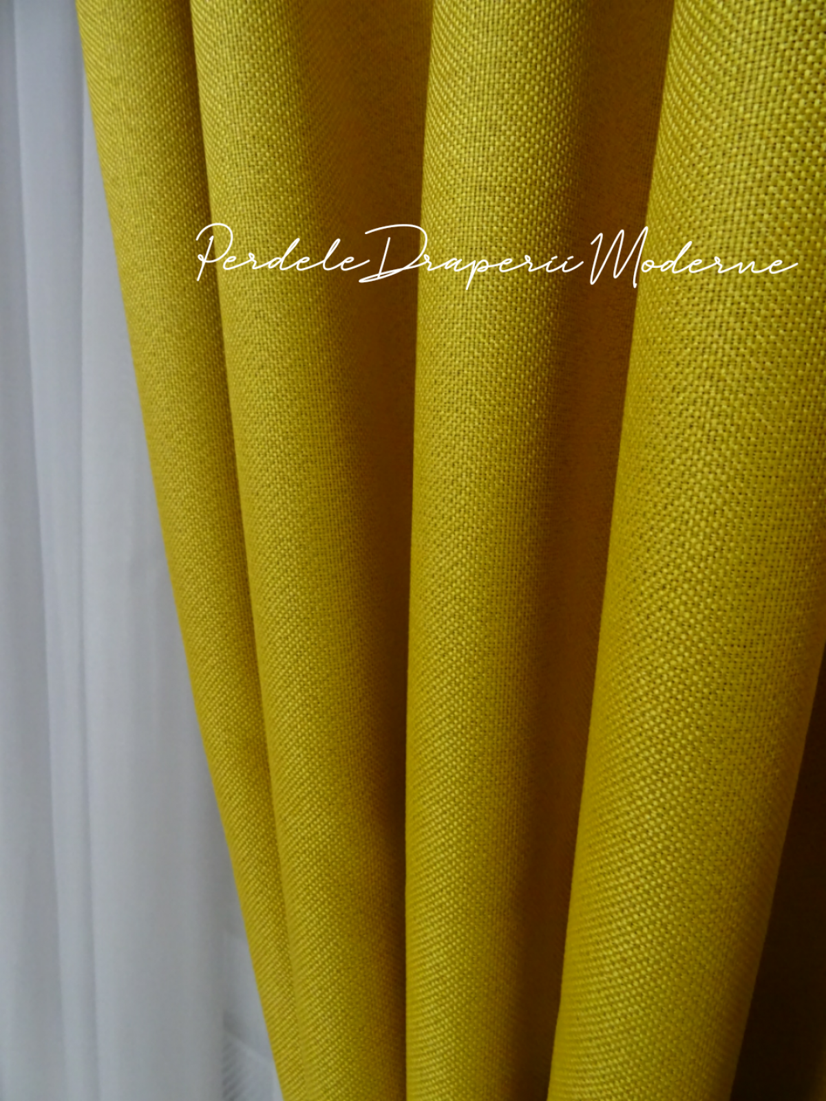Draperie Blackout,galben mustar imagine 3     