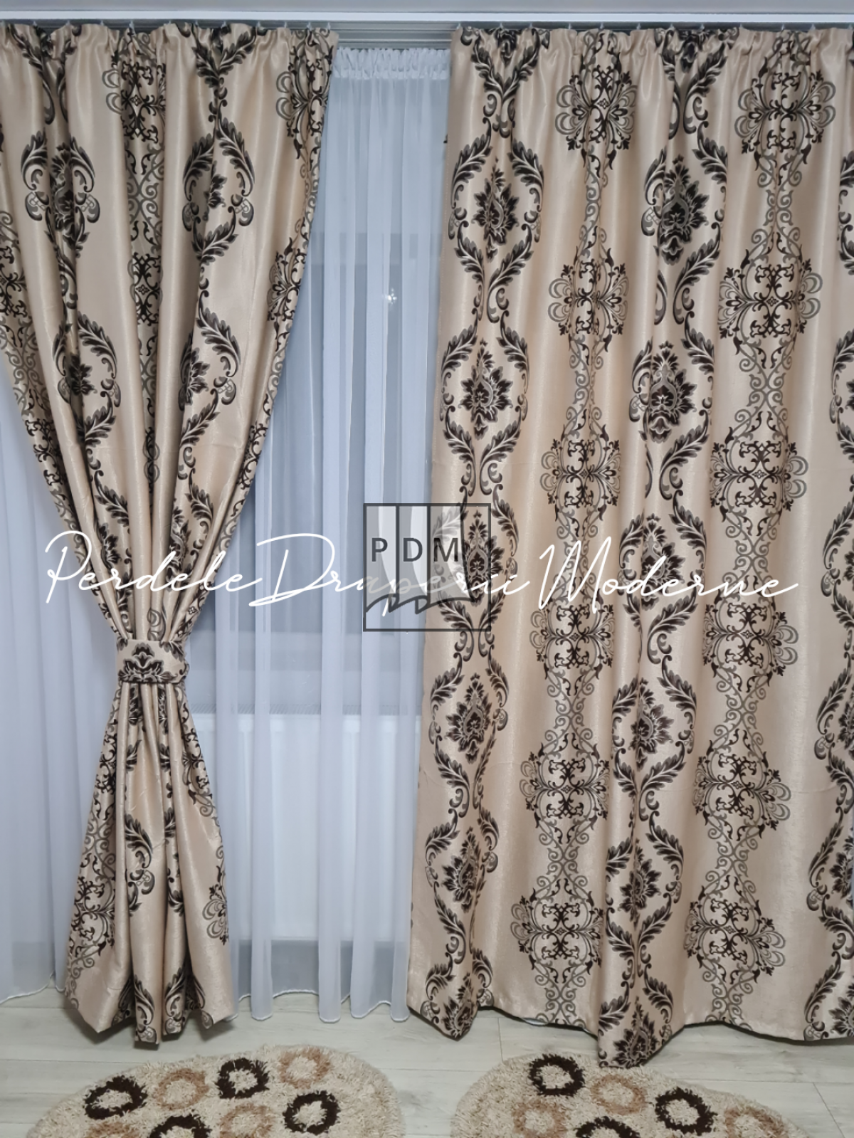 Draperie Blackout,model baroc imagine 2