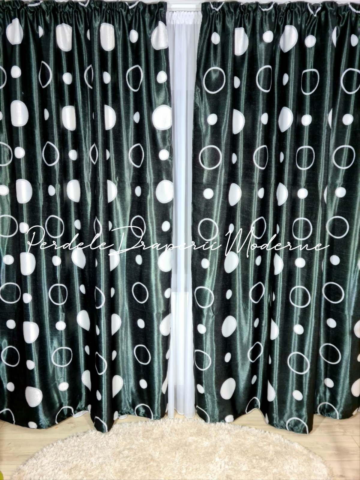 poze Draperie Blackout,negru/gri