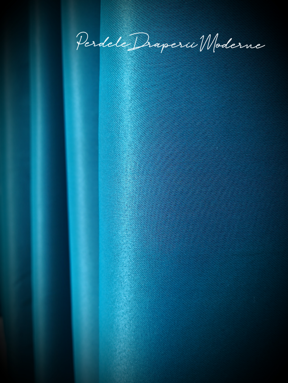 Draperie Blackout,verde turqoaz imagine 4