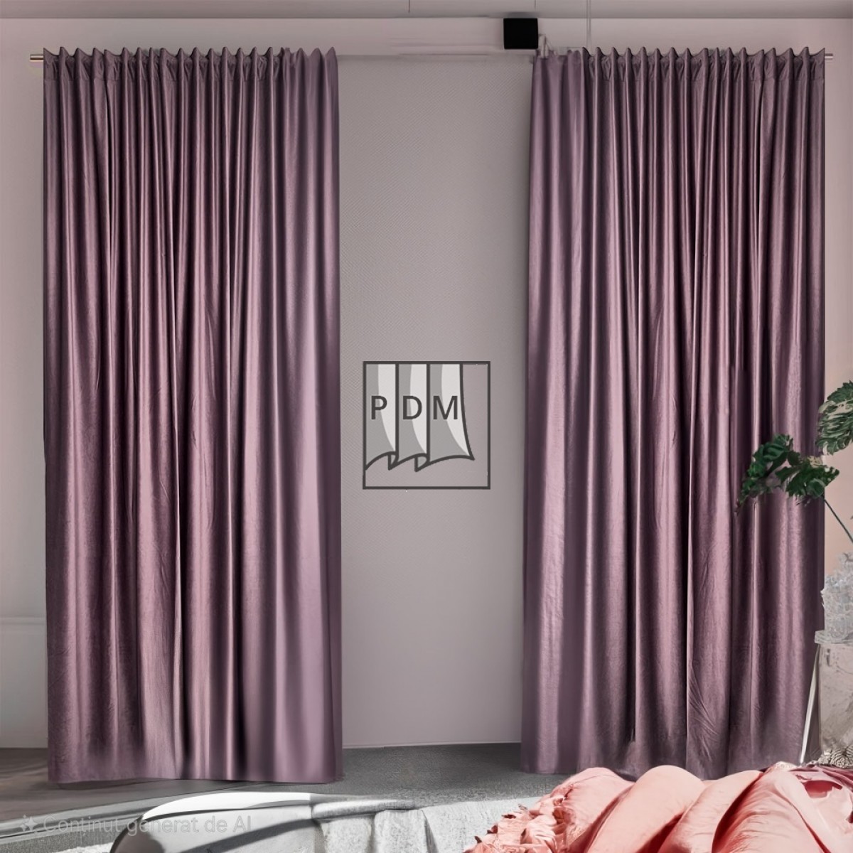 poze Draperie catifea mov lila