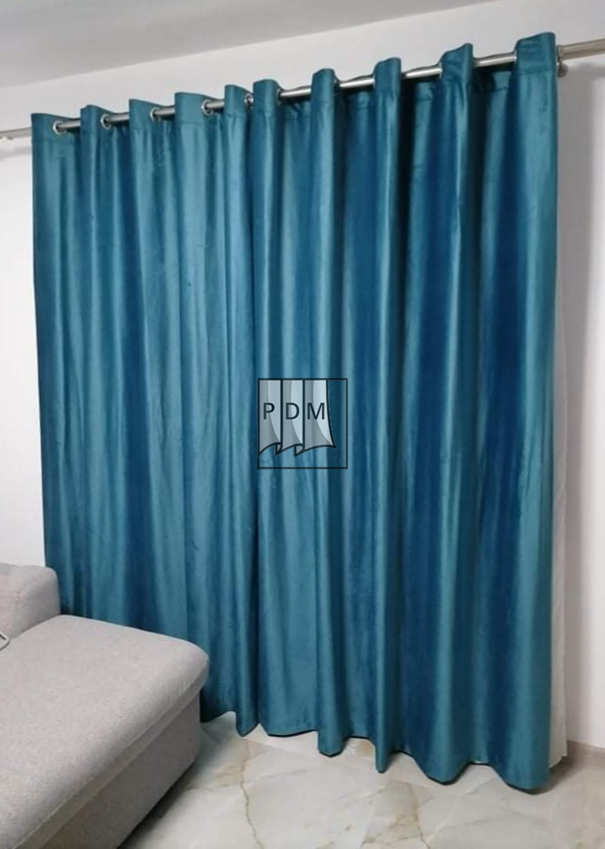 Draperie catifea turcoaz imagine 2
