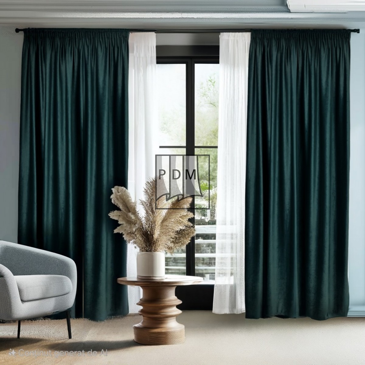 poze Draperie catifea verde închis