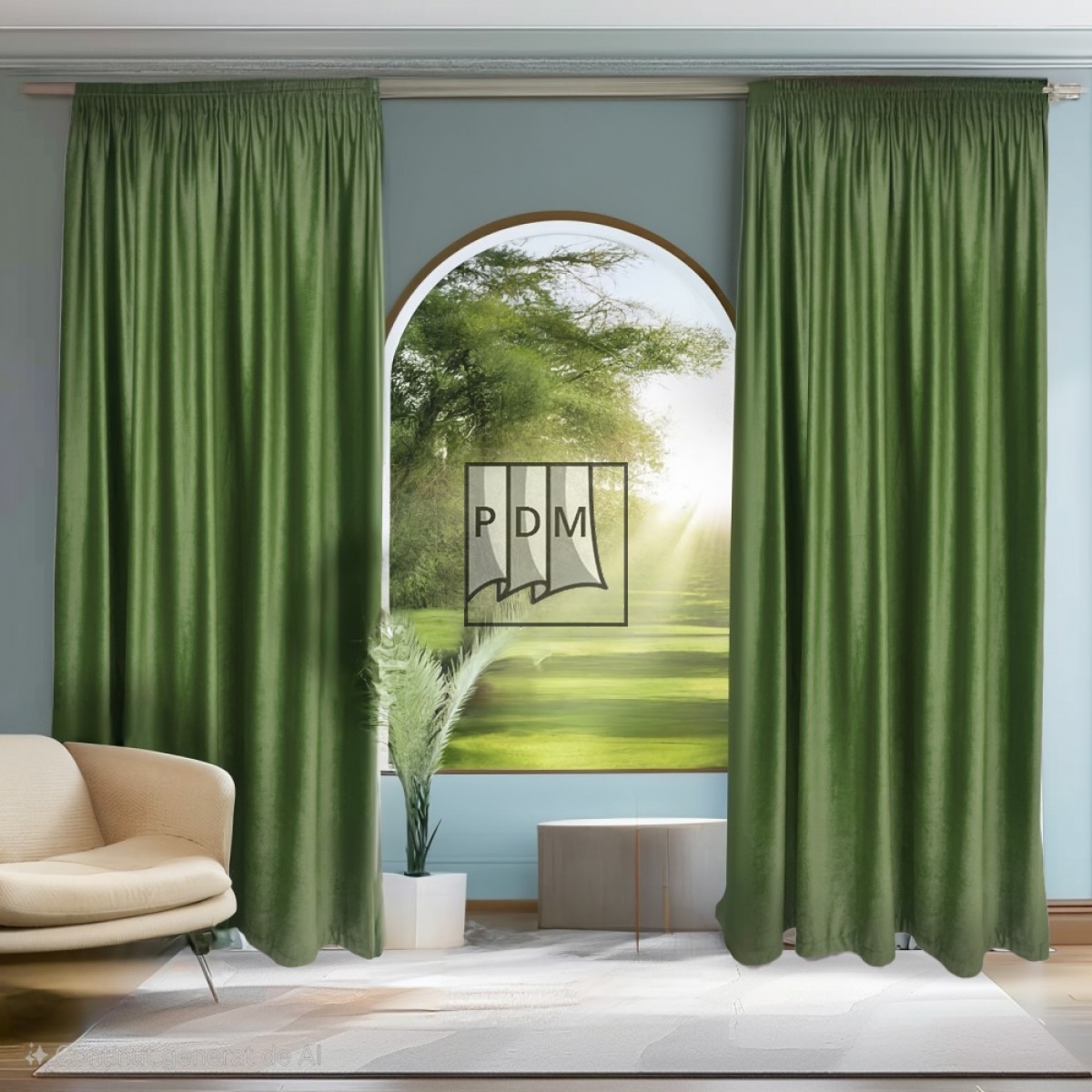 poze Draperie catifea verde deschis