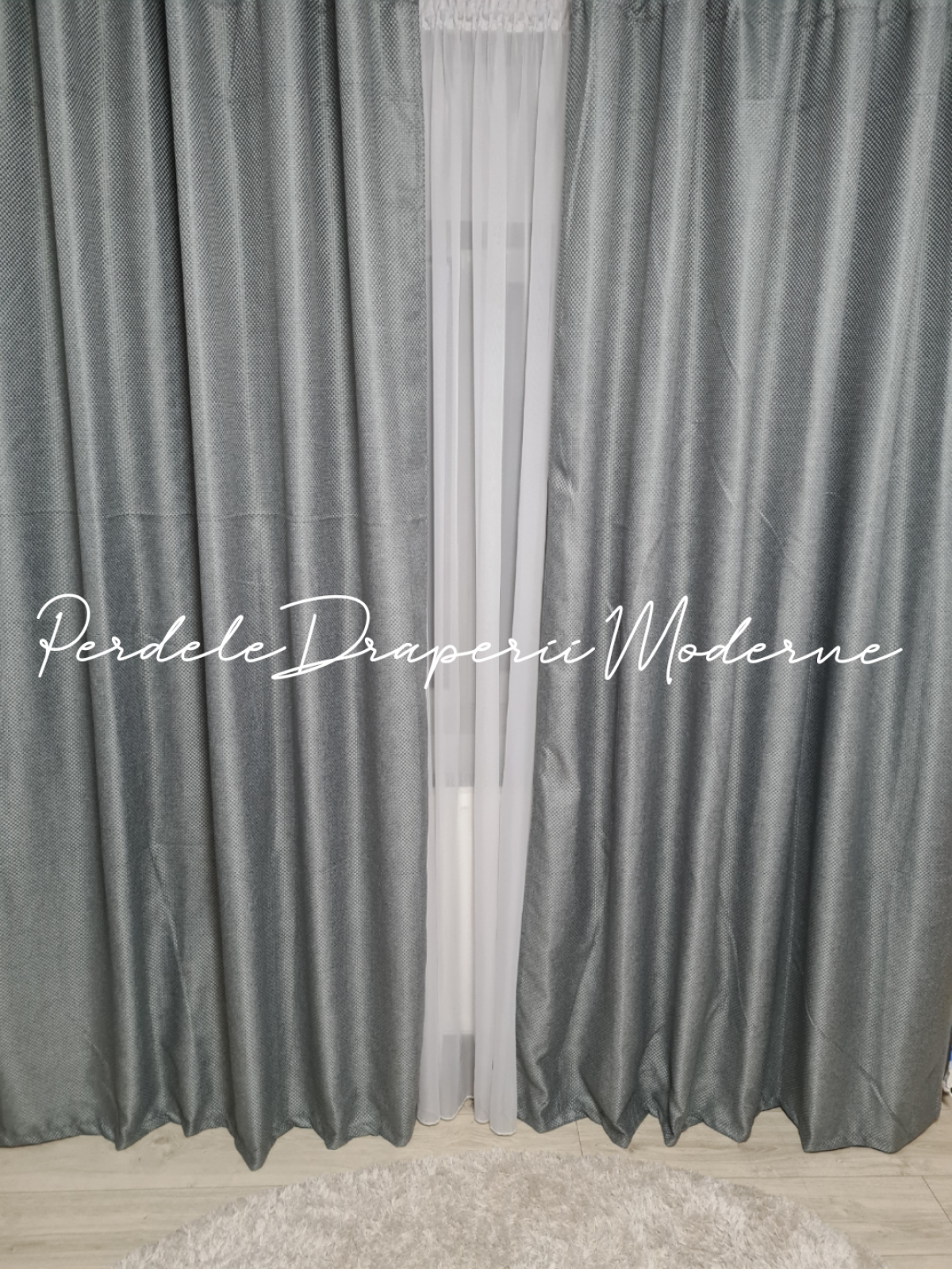 poze Draperie in, blackout, gri