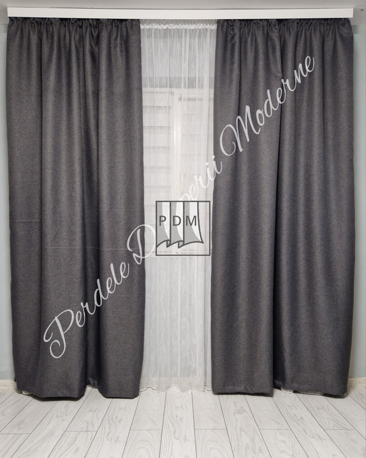 poze Draperie in blackout, gri