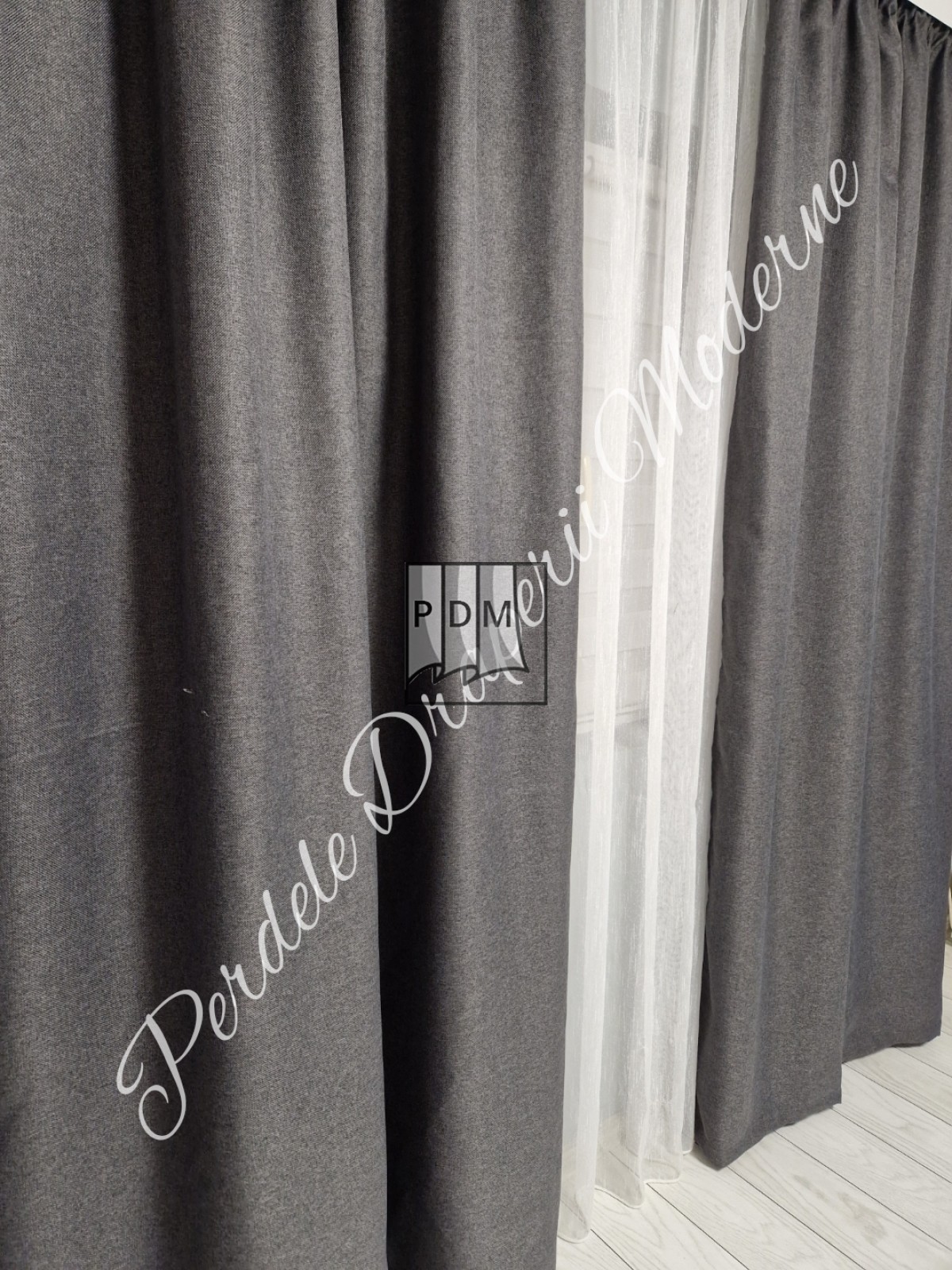 Draperie in blackout, gri imagine 3     