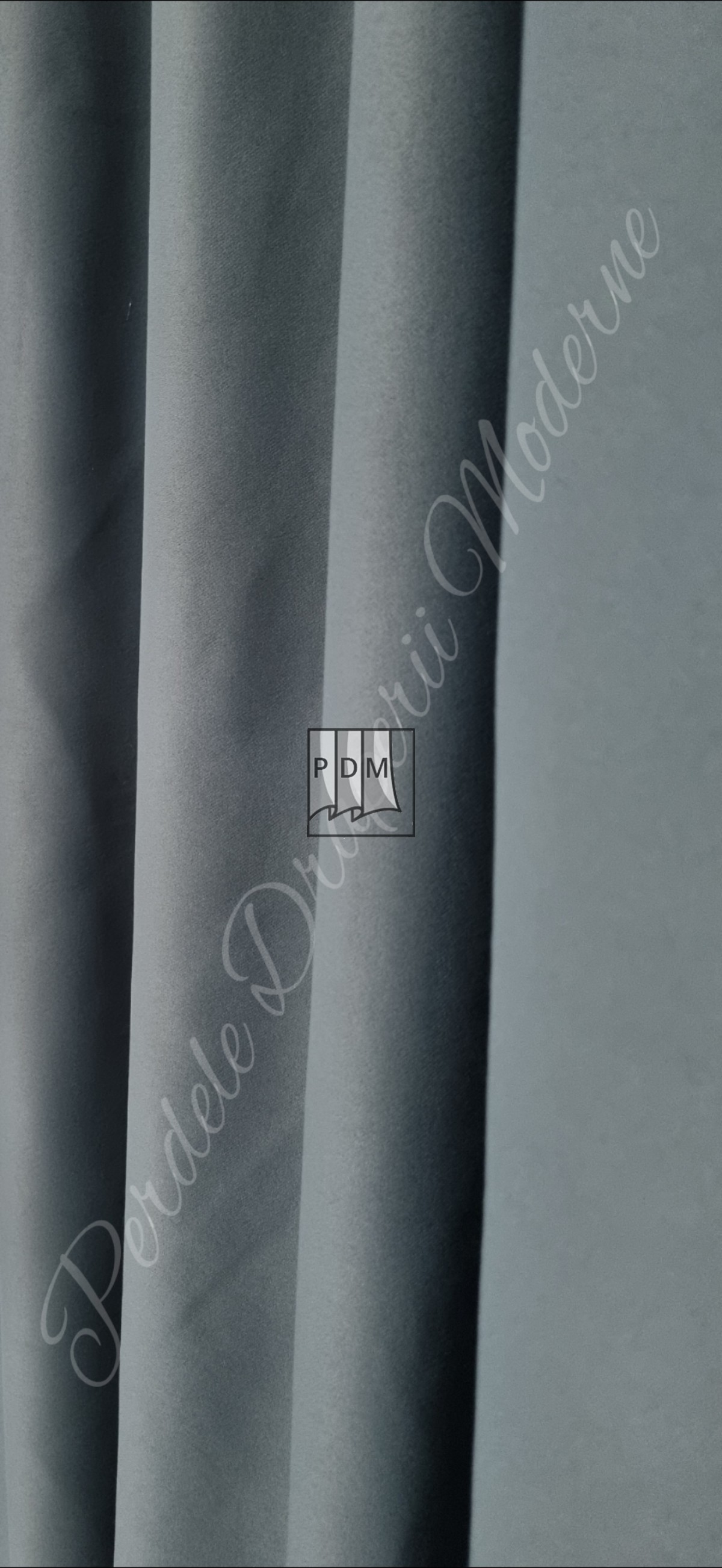 Draperie saten blackout,gri imagine 4
