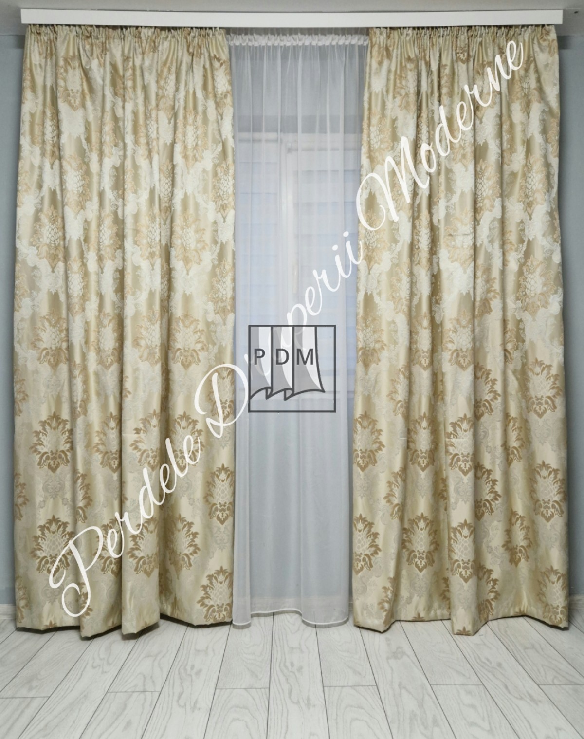 poze Draperie saten,crem/bej