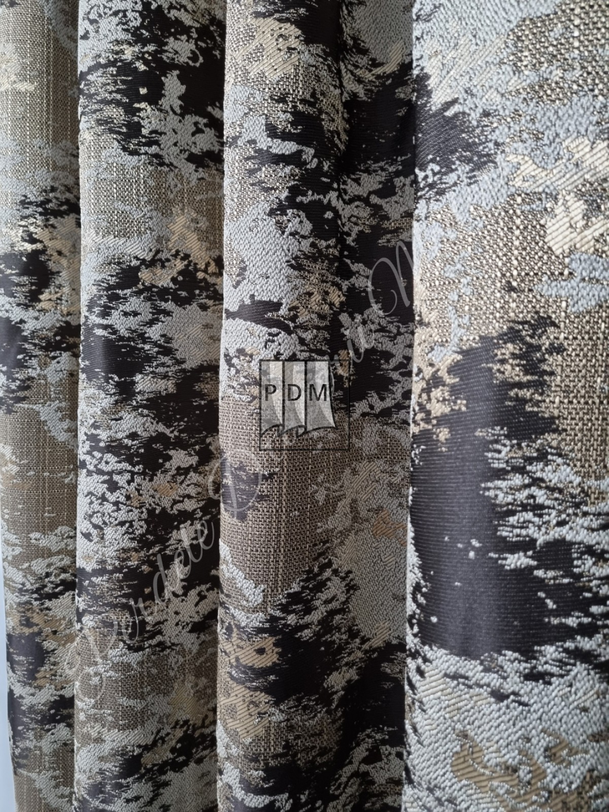 Draperie saten,degrade maro/auriu imagine 4